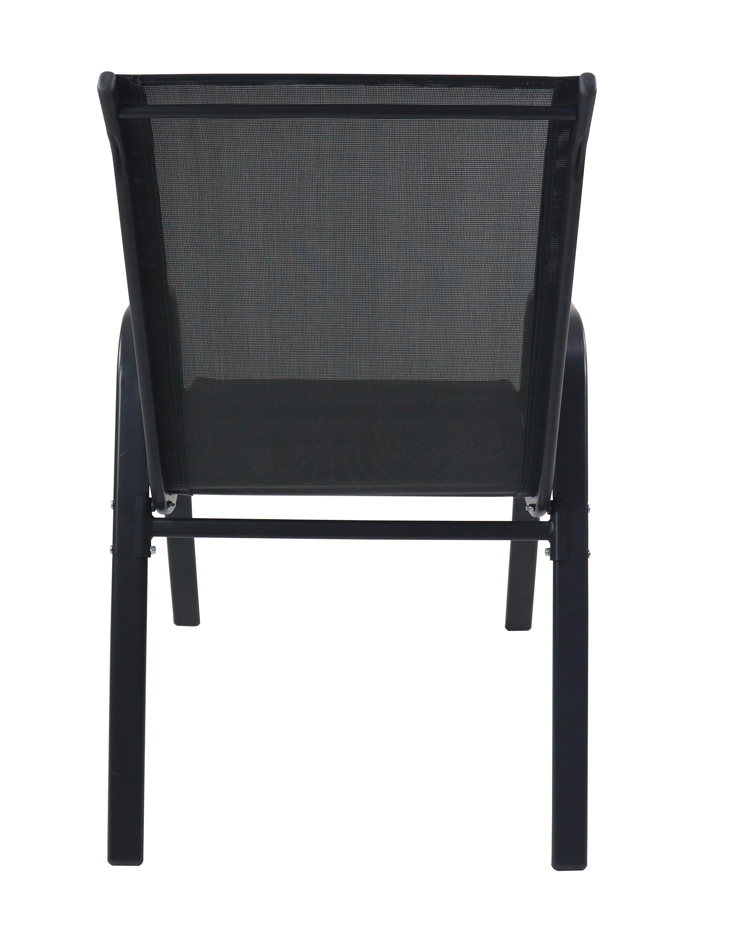 VCM Gartenstuhl 2er Set anthrazit Textilene B/H/L: ca. 56x89x73 cm Gartenstuhl 2er Set Sonlas - anthrazit (73,00/56,00/89,00cm) - VCM