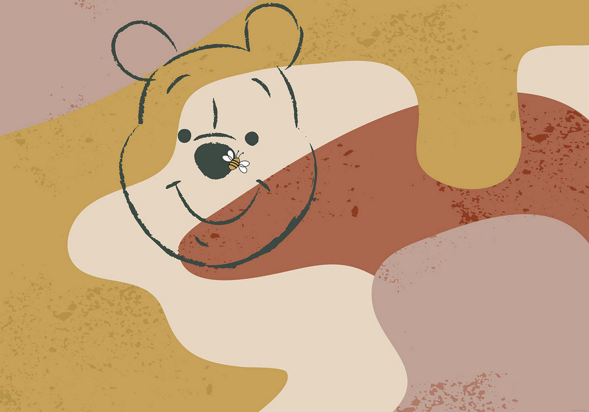 Komar Fototapete Winnie the Pooh Bee IADX8-049 B/H: ca. 400x280 cm Winnie the Pooh Bee IADX8-049 - (400,00/280,00cm) - Komar