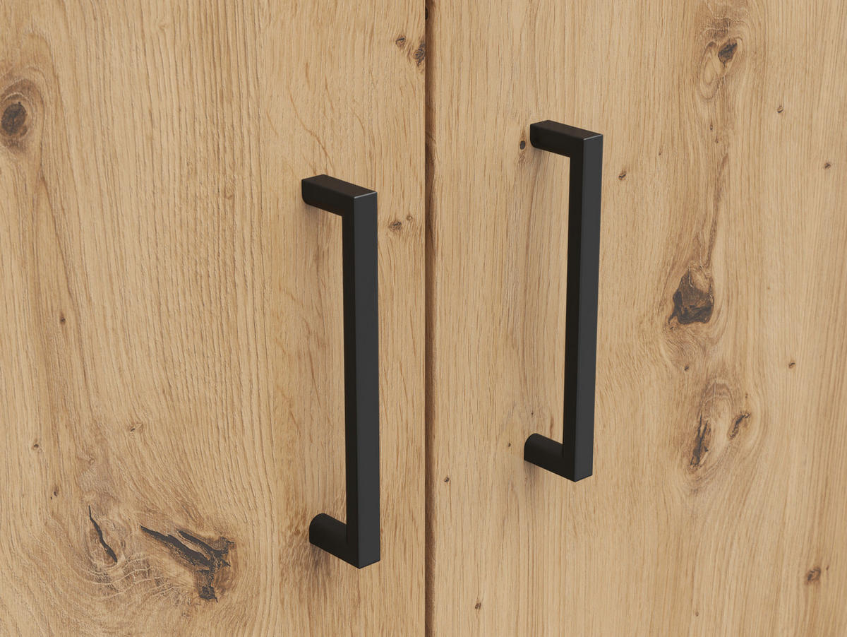 Schrank Multi-Stauraum Typ 38 Eiche Artisan Nachbildung B/H/T: ca. 80x195x40 cm Multi-Stauraum Typ 38 - Eiche (80,00/195,00/40,00cm)