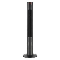 HOMCOM Turmventilator mit Fernbedienung schwarz Kunststoff H/D: ca. 117x32 cm Turmventilator 824-006V90 - schwarz (32,00/117,00cm) - HOMCOM
