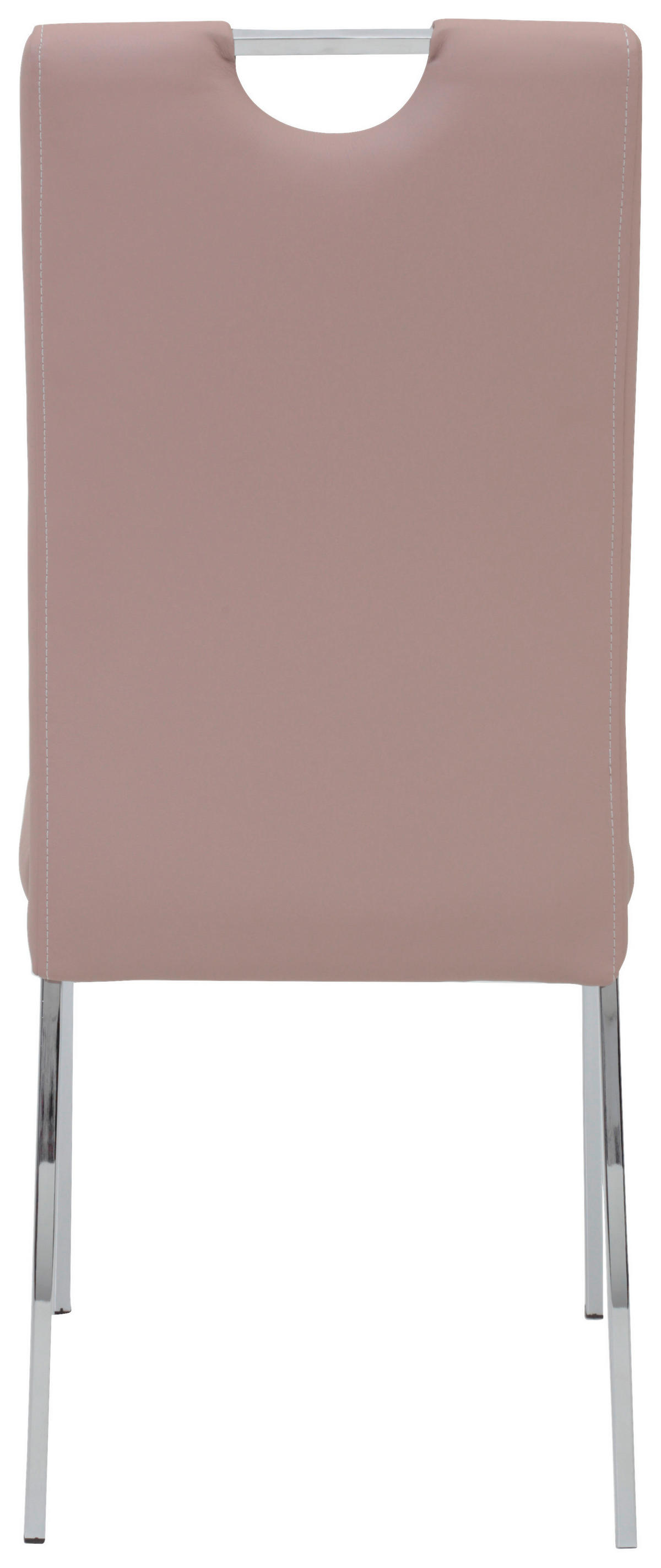 Stuhl Andrea 2er Set Cappuccino Kunstleder Metall B/H/T: ca. 43x100x64 cm Andrea 2er Set - Cappuccino (43,00/100,00/64,00cm) - Hela