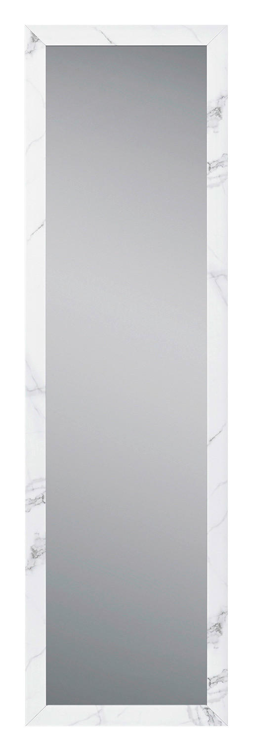 Thumbnail - Türhängespiegel Babsy weiß Marmor B/H/T: ca. 37x127x2 cm