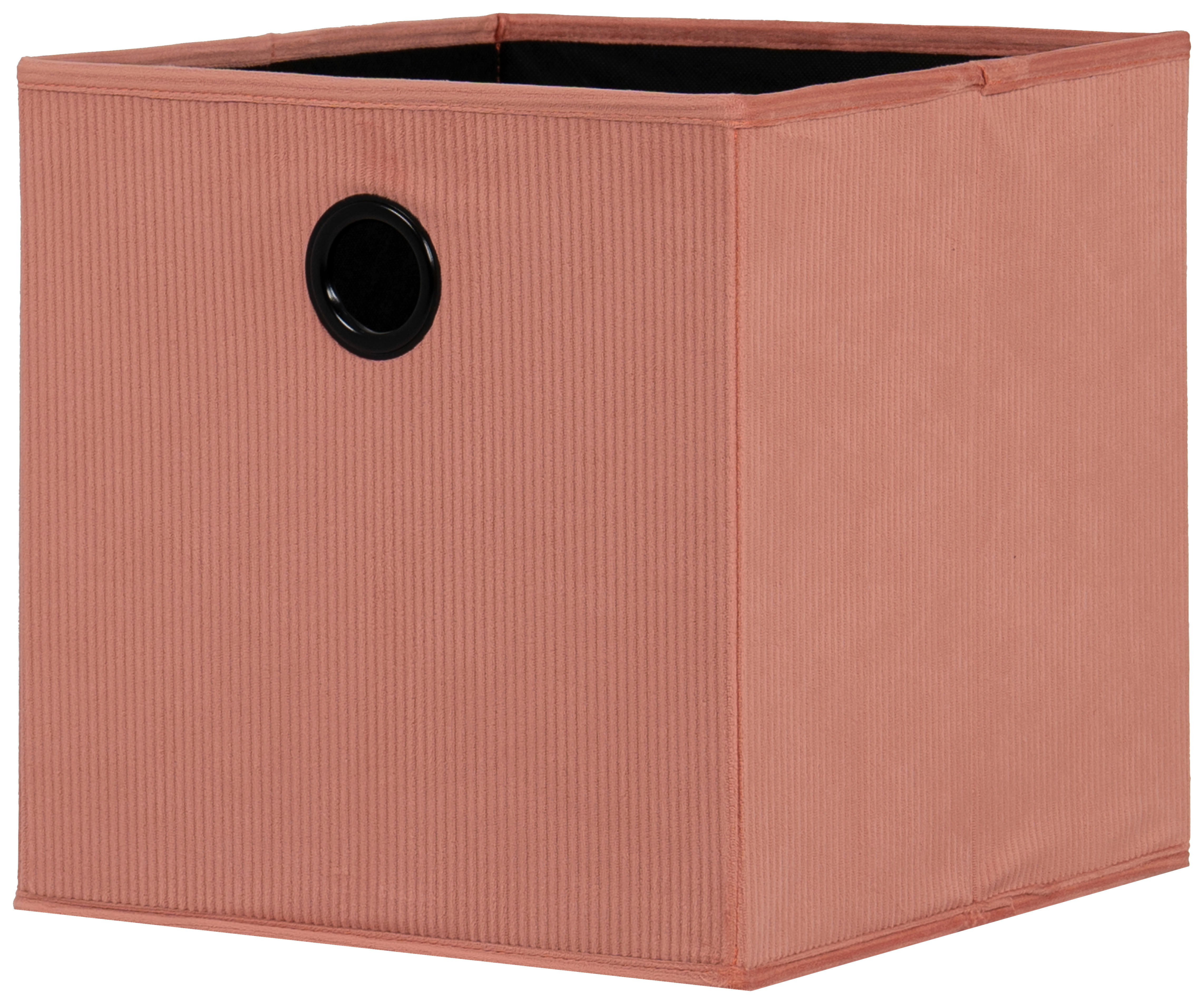 Stoffbox apricot B/H/T: ca. 32x32x32 cm Stoffbox_1 3756 - apricot (32,00/32,00/32,00cm)