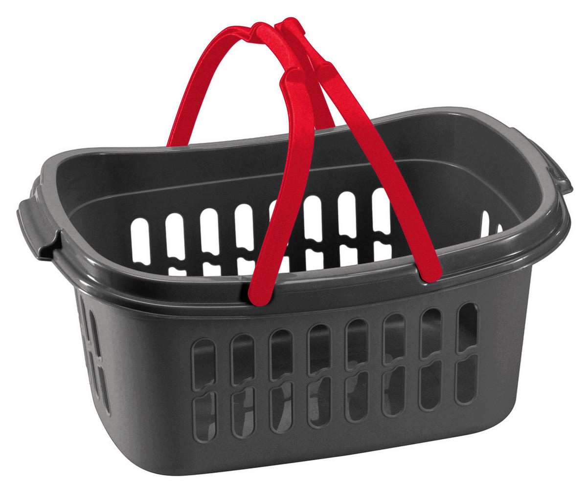 Einkaufskorb anthrazit B/H/L: ca. 36x24,3x52,8 cm Einkaufskorb_Poco - anthrazit (52,80/36,00/24,30cm)