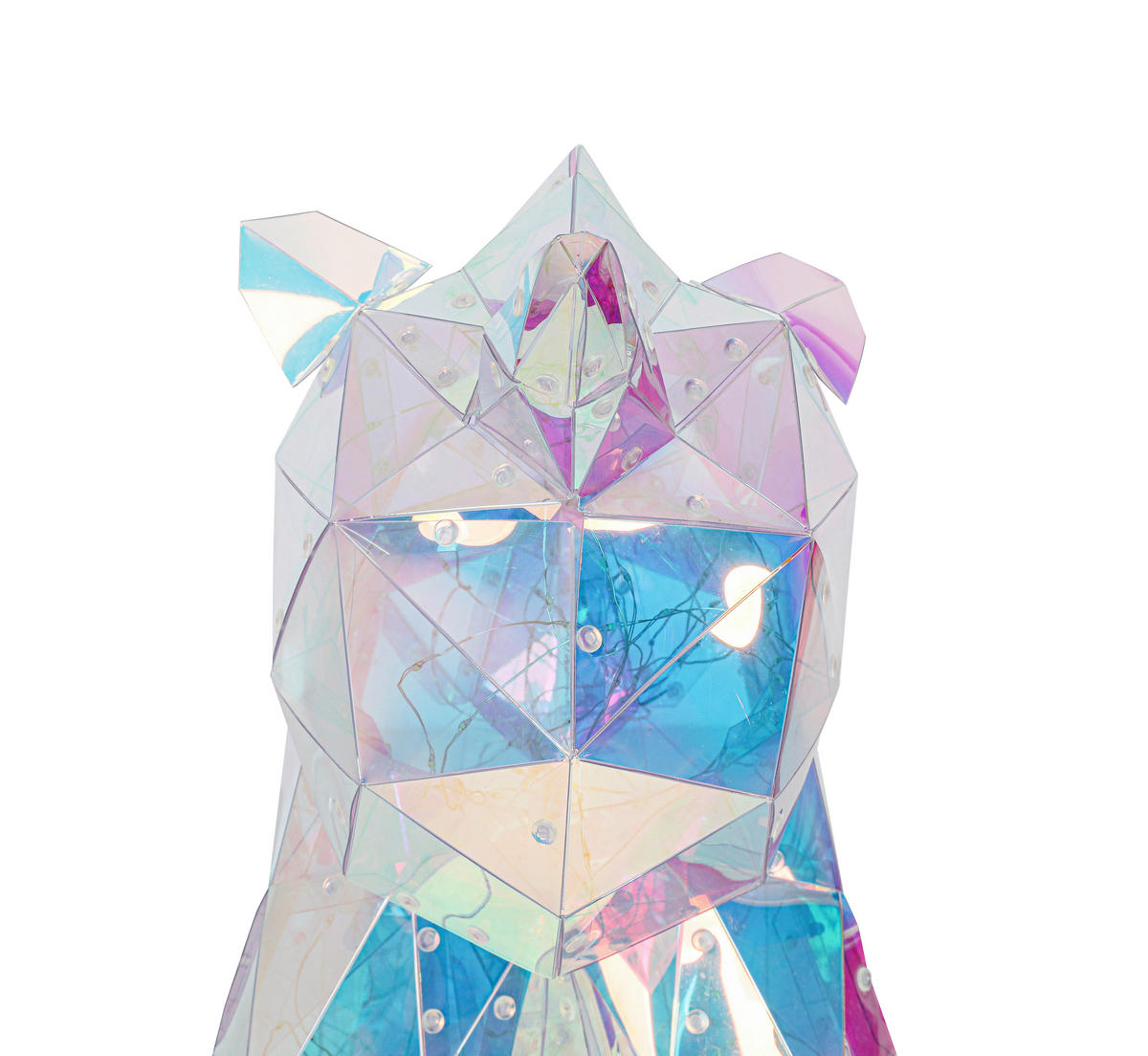 LED-Dekoleuchte transparent Kunststoff B/H/L: ca. 23x36x38 cm Einhorn - transparent (38,00/23,00/36,00cm)