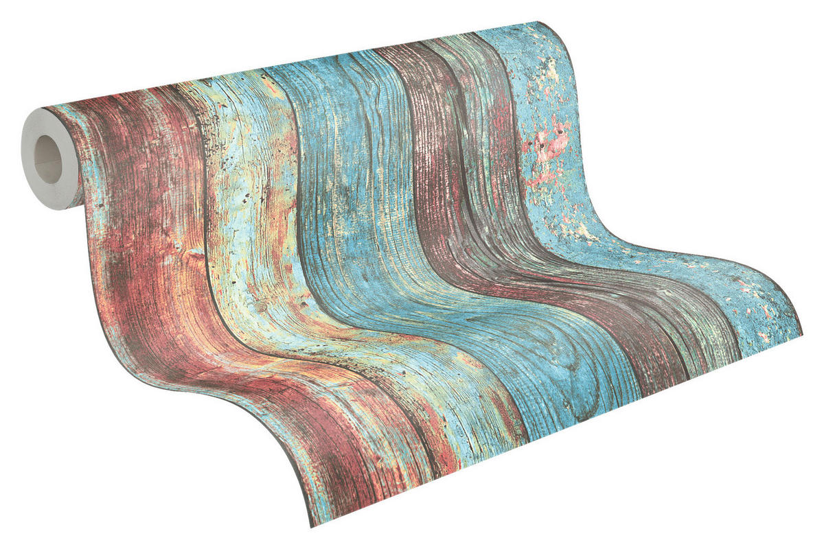 A.S.Creation Vliestapete Best of Wood`n Stone 2nd Edition Holzoptik bunt B/L: ca. 53x1005 cm Best of Wood`n Stone 2nd Edition - bunt (53,00/1005,00cm) - A.S.Creation