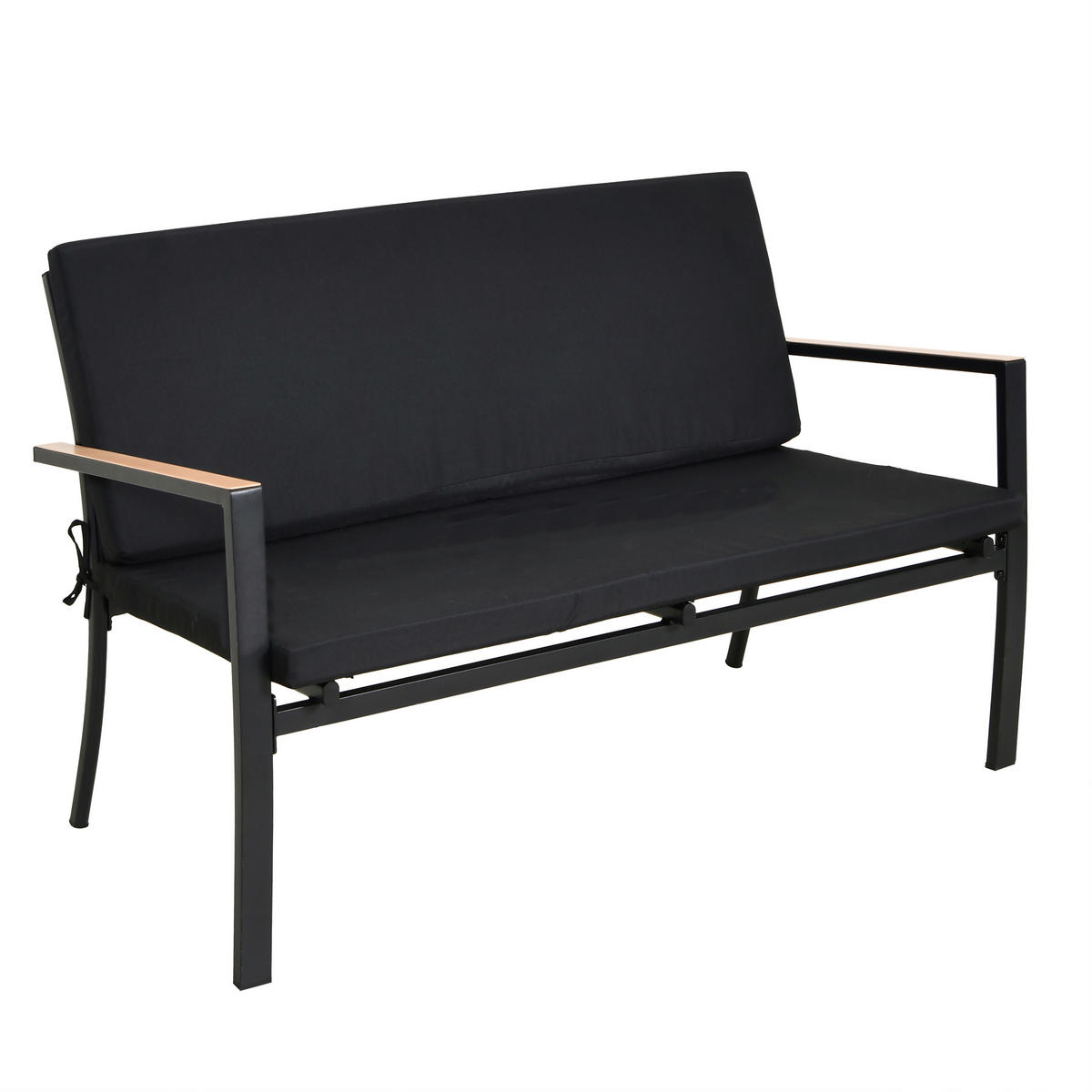 POCOline Gartensitzgruppe Grafon schwarz Stahl Grafon - schwarz - POCOline