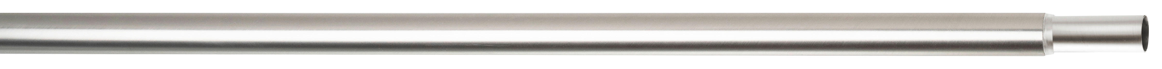 ondeco Stilgarnitur Edelstahloptik Metall L: ca. 280 cm ausziehbar von ca. 160 bis 280 cm 1.0 Läufe Teleskop-Rohr - Edelstahloptik (280,00cm) - ondeco