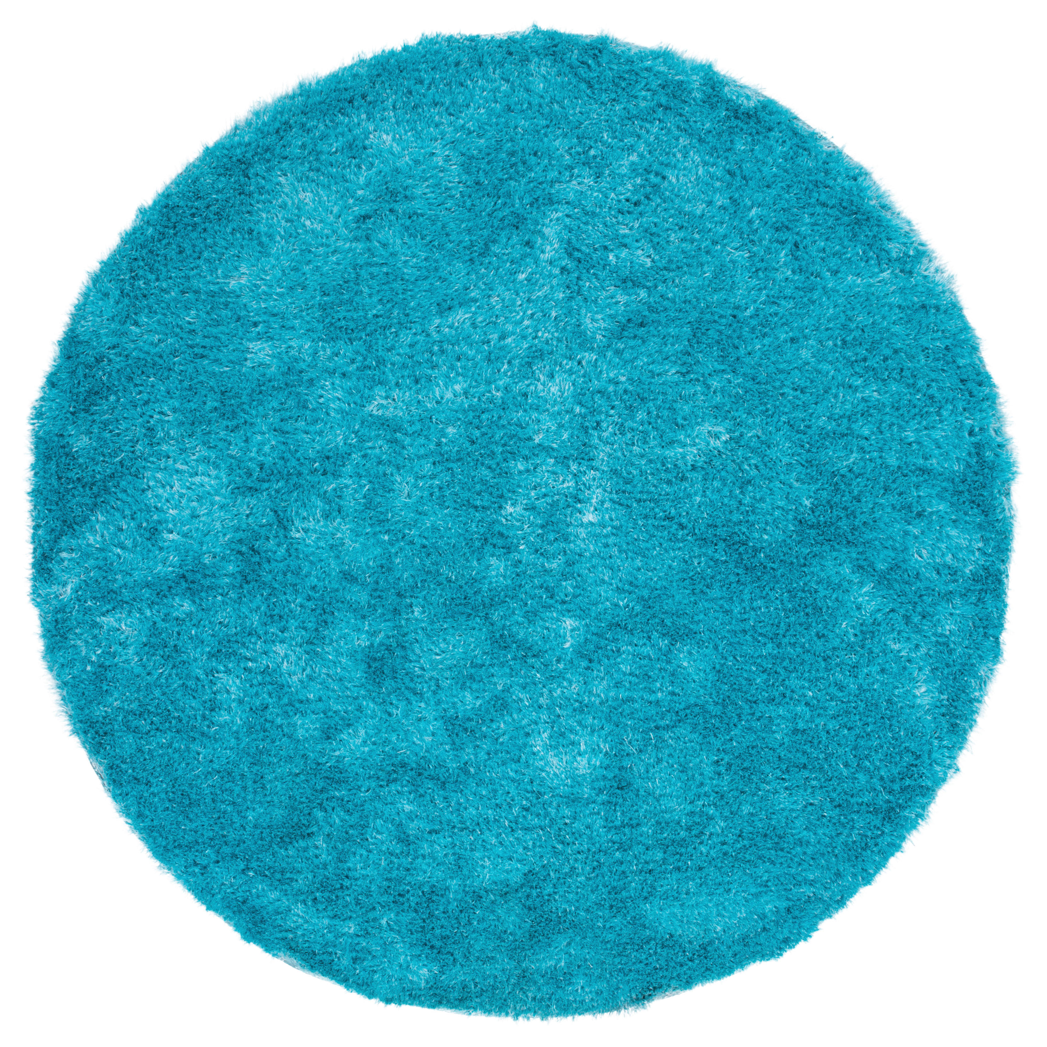 Kayoom Hochflorteppich Diamond 725  blaugrün B/H/L: ca. 160x4x160 cm Diamond 725 -  blaugrün (160,00/160,00/4,00cm) - Kayoom