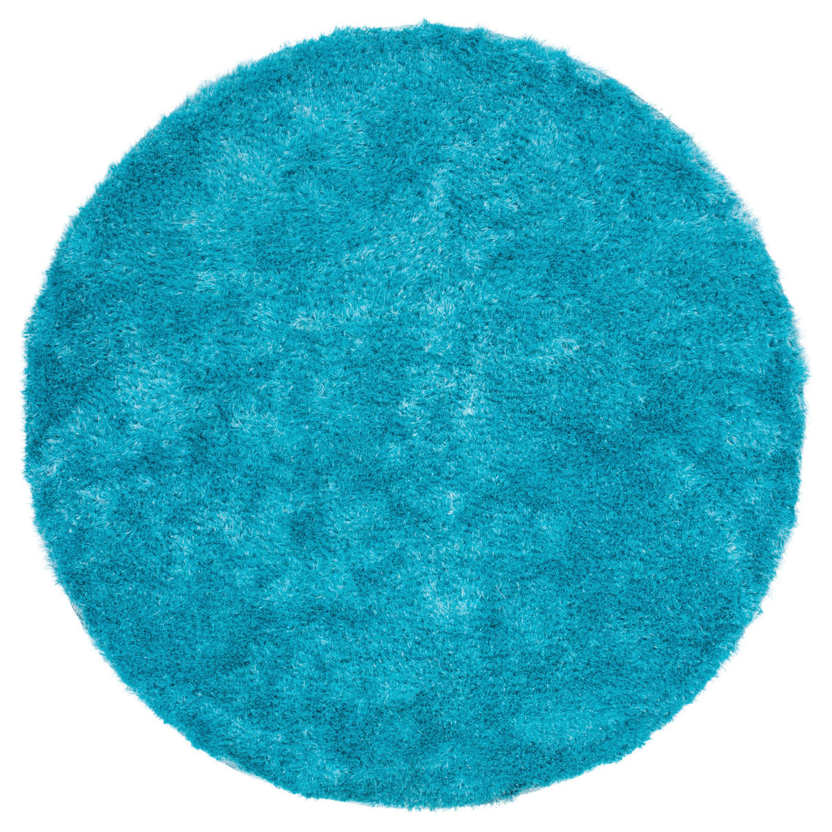 Kayoom Hochflorteppich Diamond 725  blaugrün B/H/L: ca. 160x4x160 cm Diamond 725 -  blaugrün (160,00/160,00/4,00cm) - Kayoom
