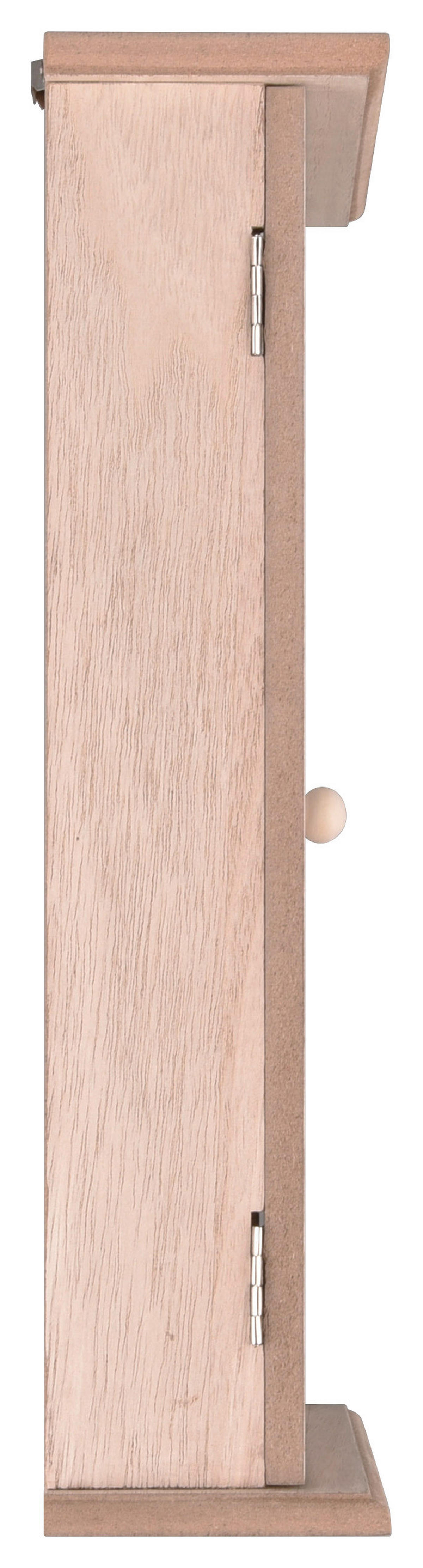 Schlüsselkasten Irena Eiche schwarz MDF B/H/T: ca. 20x30x7 cm Irena - Eiche/schwarz (20,00/30,00/7,00cm)