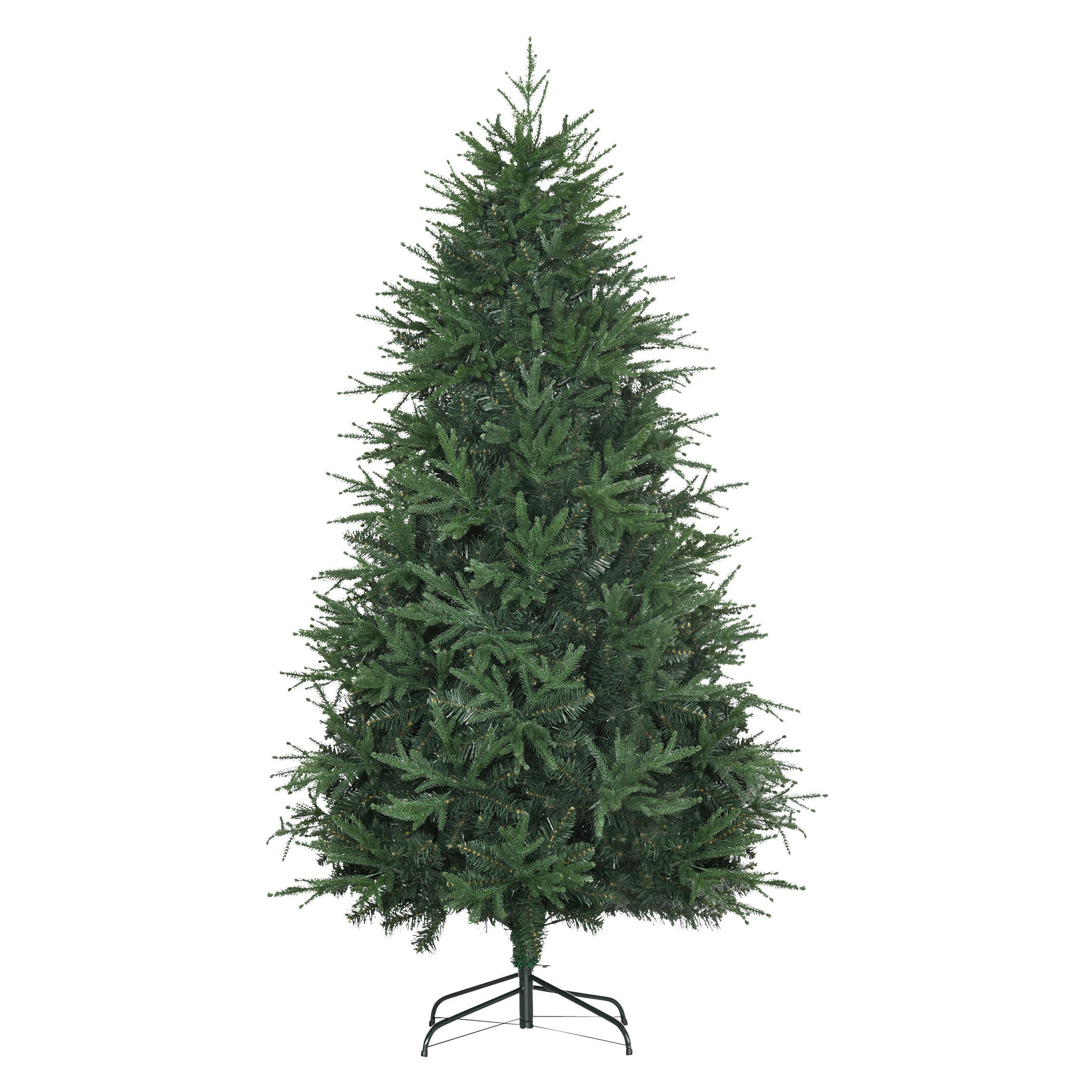 HOMCOM Weihnachtsbaum Weihnachtsbaum - grün (180,00/120,00/120,00cm) - HOMCOM