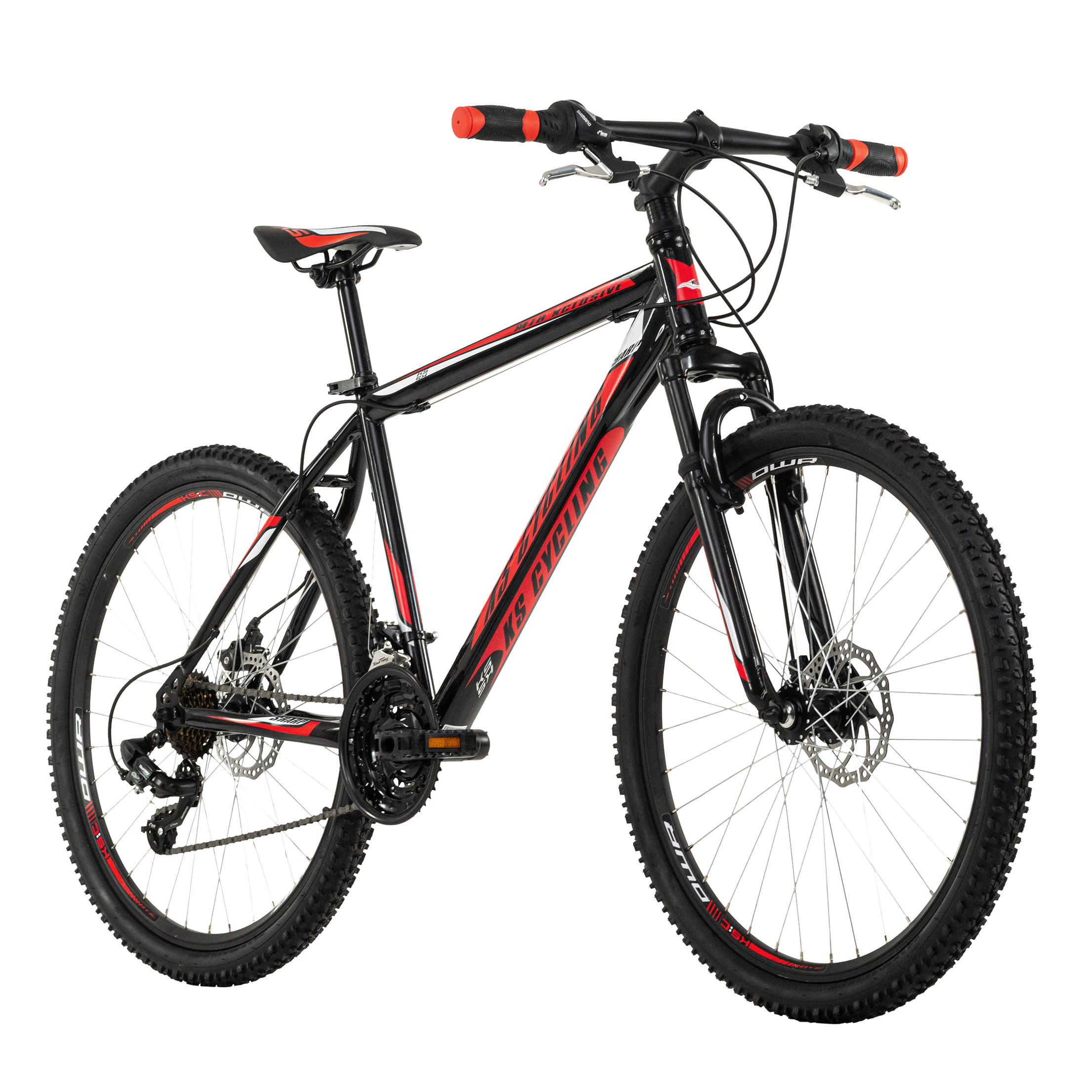 KS-Cycling Mountain-Bike Sharp schwarz ca. 26 Zoll Sharp - rot/schwarz - KS-Cycling
