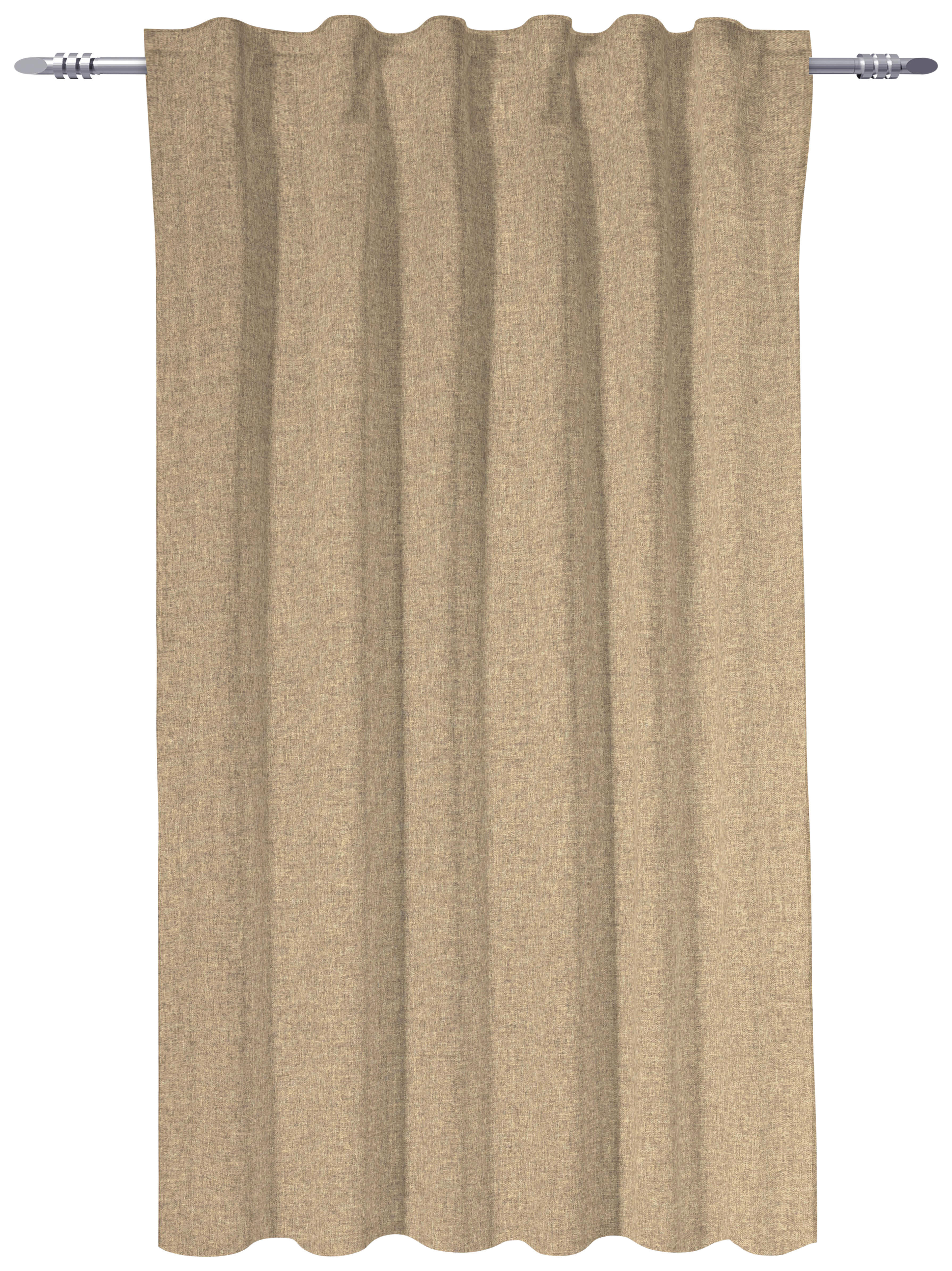 Kombivorhang Ulrich sand B/L: ca. 135x175 cm Ulrich - sand (135,00/175,00cm) - POCOline