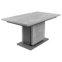 Tisch BRITTA Beton Optik anthrazit B/H/T: ca. 140x75x80 cm BRITTA - Beton/anthrazit (140,00/75,00/80,00cm) - byLIVING