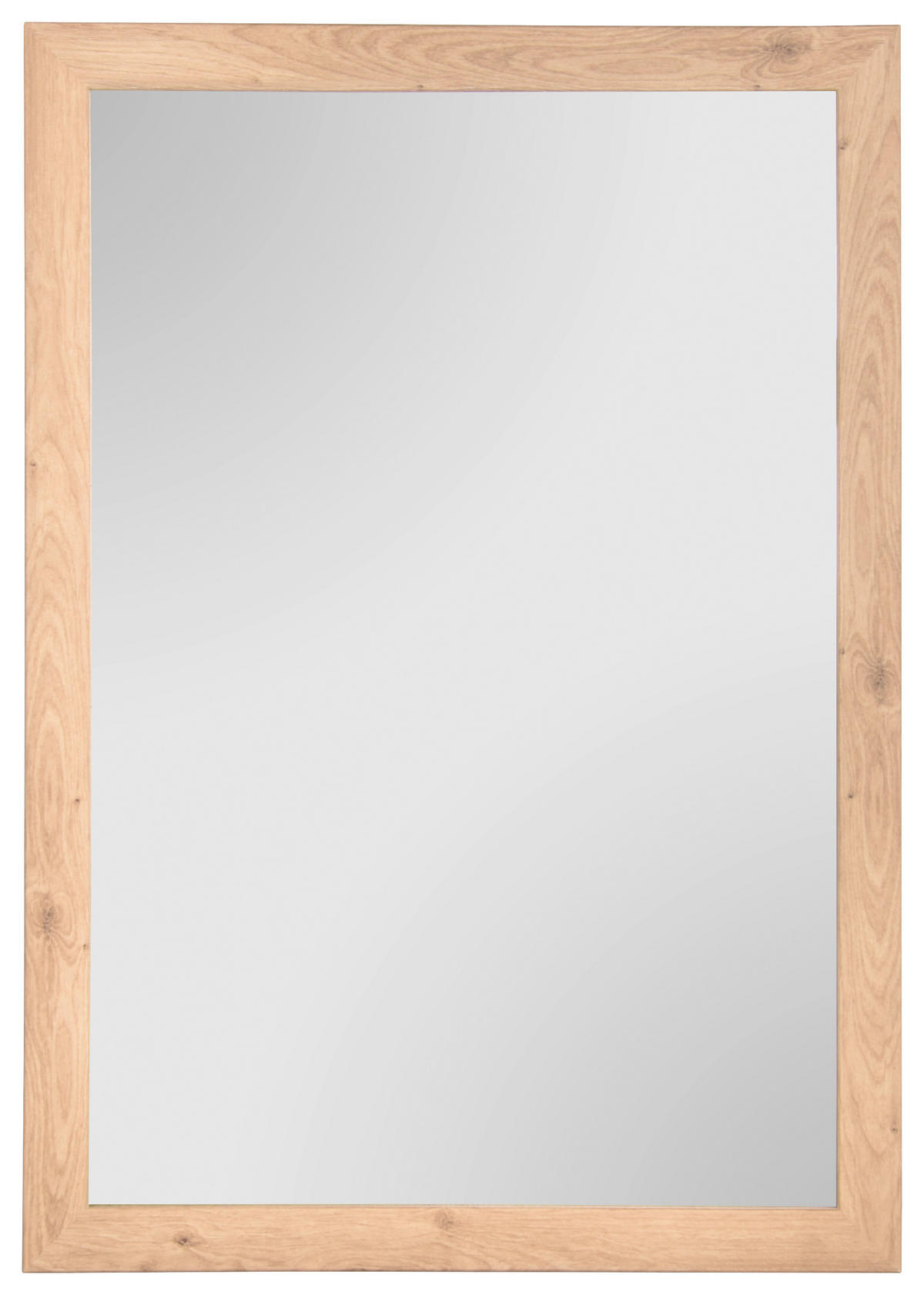 Mirrors&More Rahmenspiegel KIM Eiche Artisan B/H/T: ca. 48x68x2 cm KIM - Eiche (48,00/68,00/2,00cm) - Mirrors&More