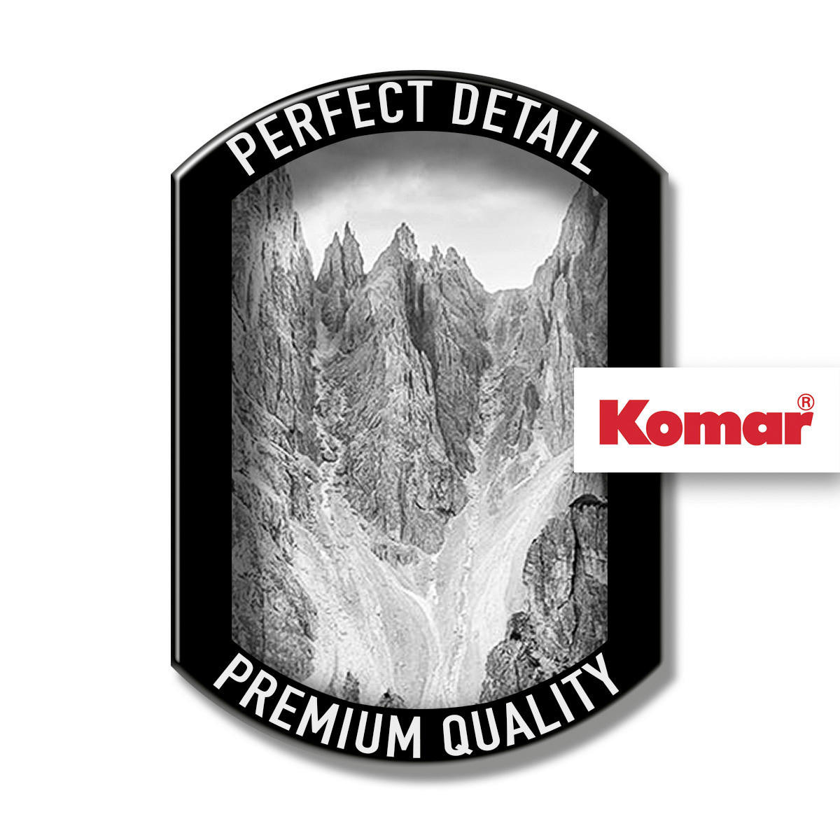 Komar Fototapete Peaks Panel B/L: ca. 100x250 cm Peaks Panel - (100,00/250,00cm) - Komar