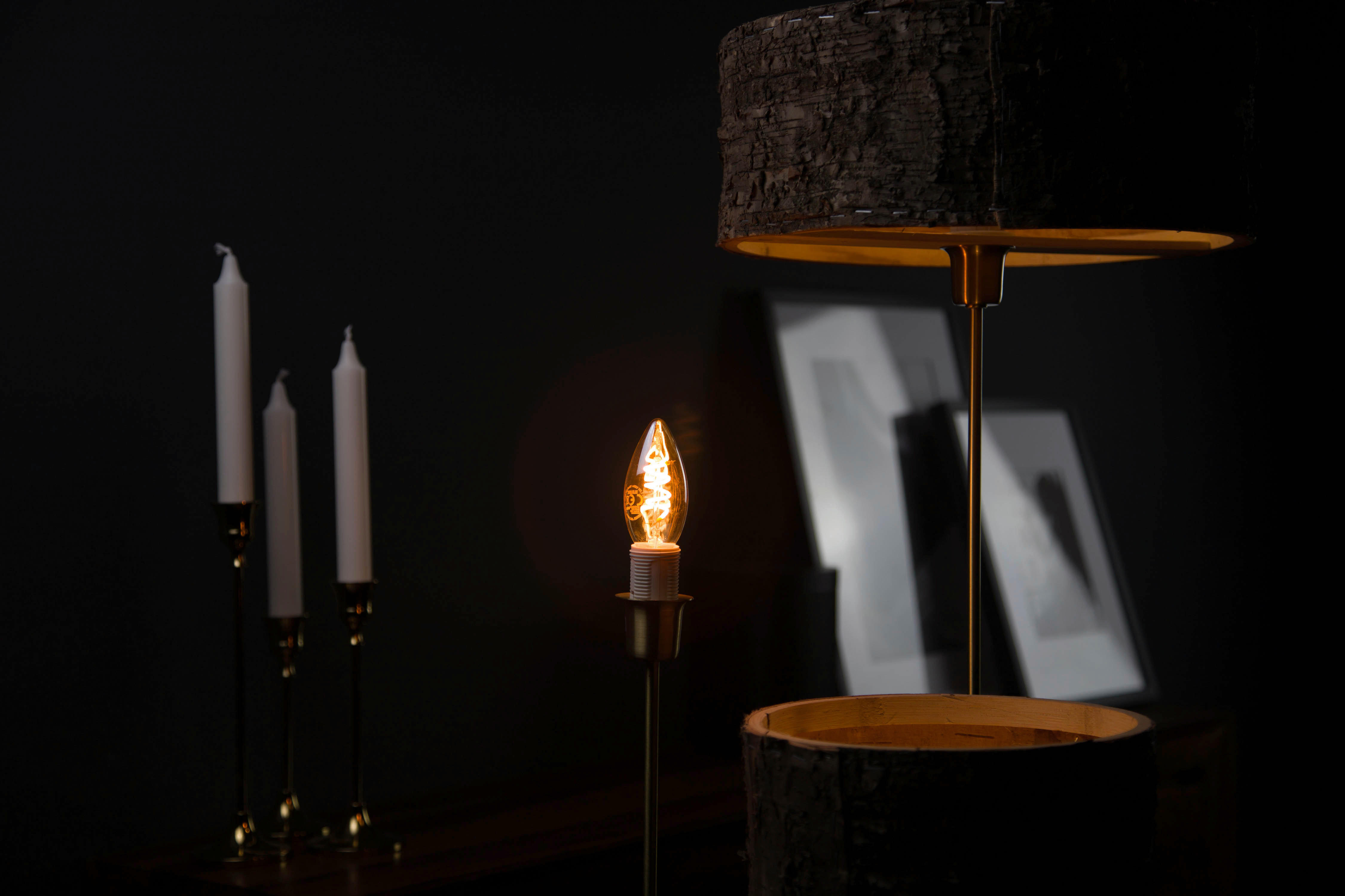 Leuchtmittel E14 LED-Filament_Kerzenform E14 - gold (5,00/10,00cm)