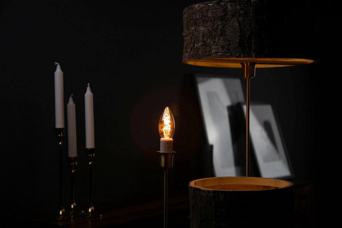 Leuchtmittel E14 LED-Filament_Kerzenform E14 - gold (5,00/10,00cm)