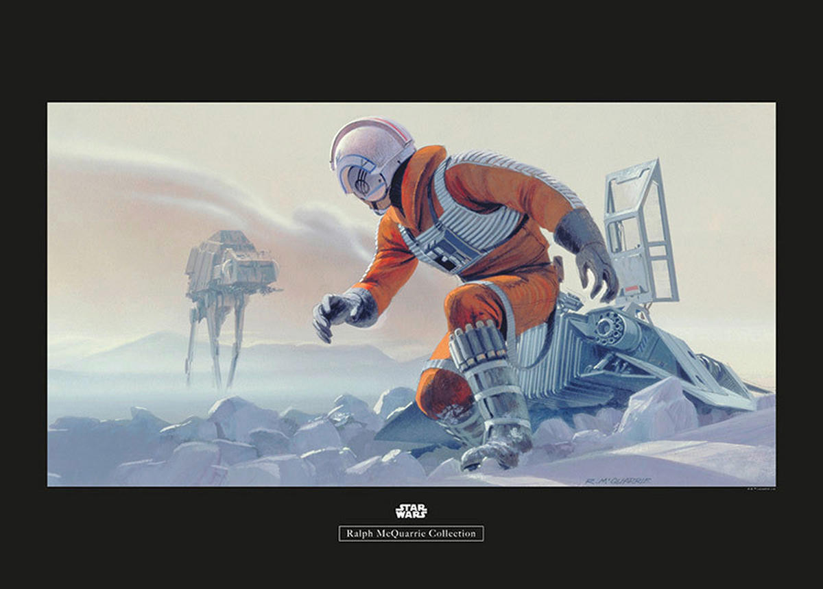 Komar Poster Star Wars Classic RMQ Hoth Battle P Star Wars - Rebels Run B/L: ca. 70x50 cm Star Wars Classic RMQ Hoth Battle P - (70,00/50,00cm) - Komar