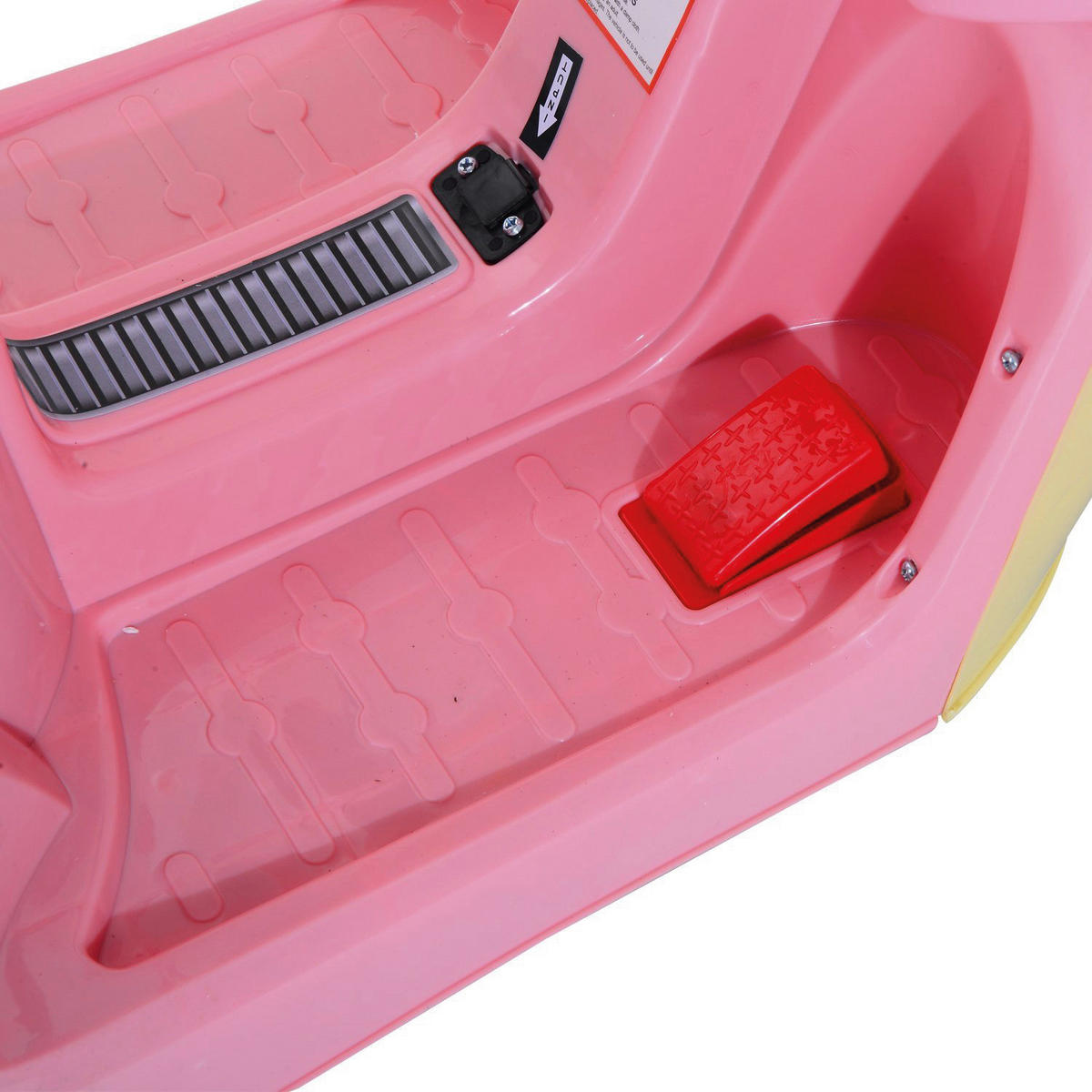 HOMCOM Kinderroller rosa B/H/L: ca. 51x75x108 cm Kinderelektroroller - rosa (108,00/51,00/75,00cm) - HOMCOM
