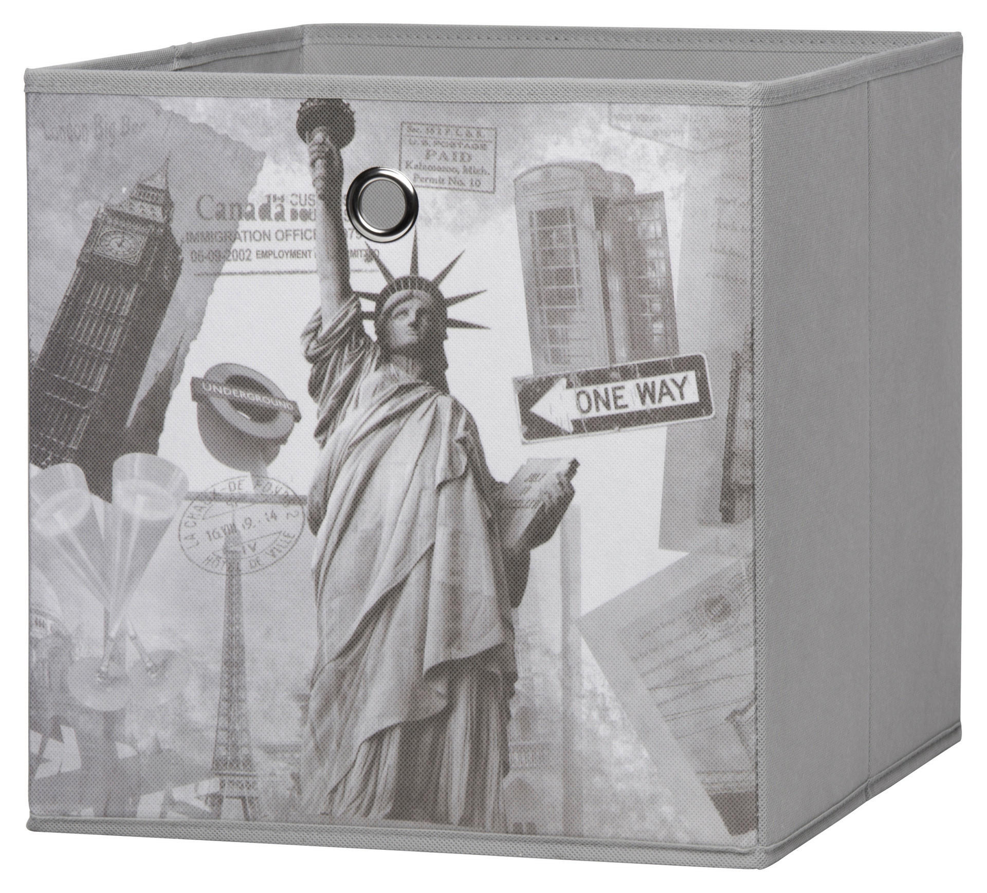 Motivbox City grau B/H/T: ca. 32x32x32 cm City - grau (32,00/32,00/32,00cm)