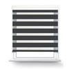Doppelrollo mit Blende Easy-Fix anthrazit B/L: ca. 80x220 cm Easy-Fix - anthrazit (80,00/220,00cm) - POCOline