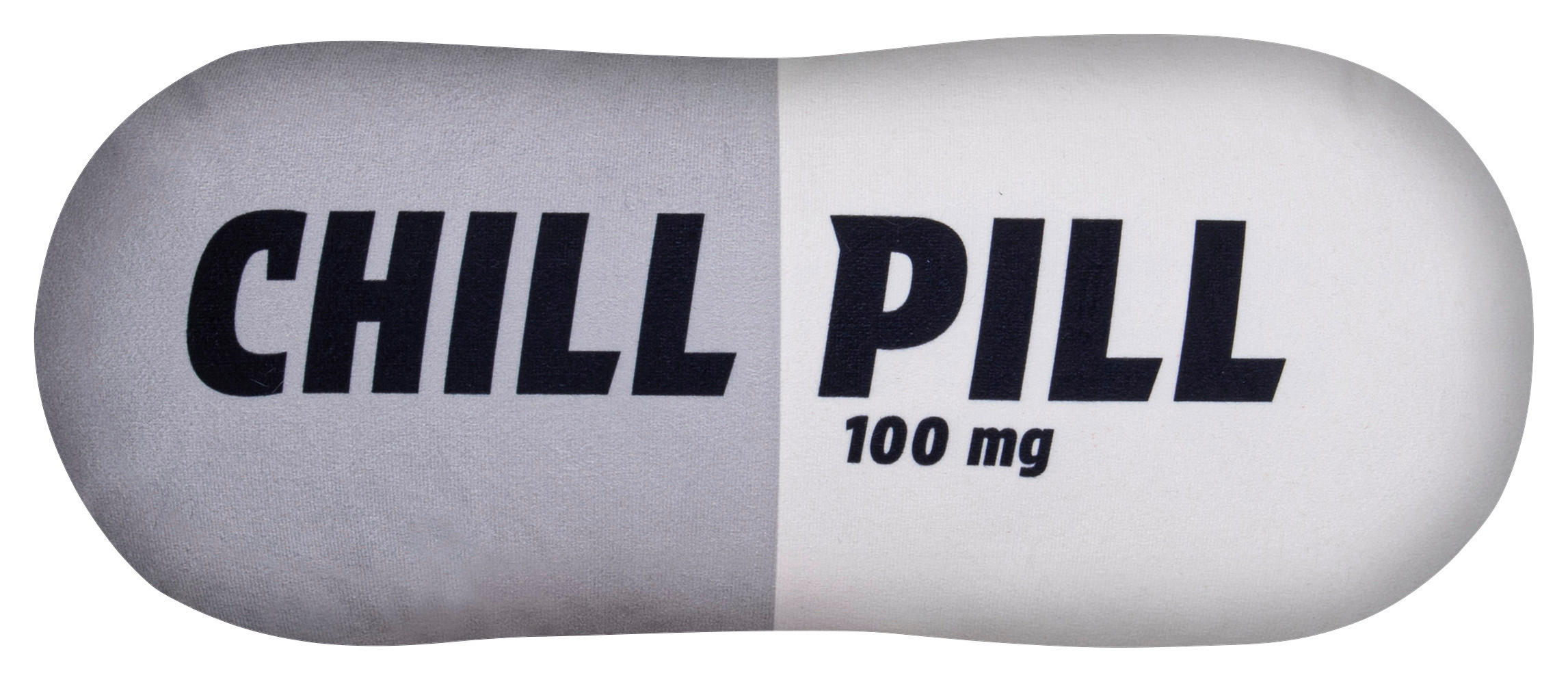 Dekokissen Chill Pill Chill Pill - weiß/silber (35,00/15,00cm) - POCOline