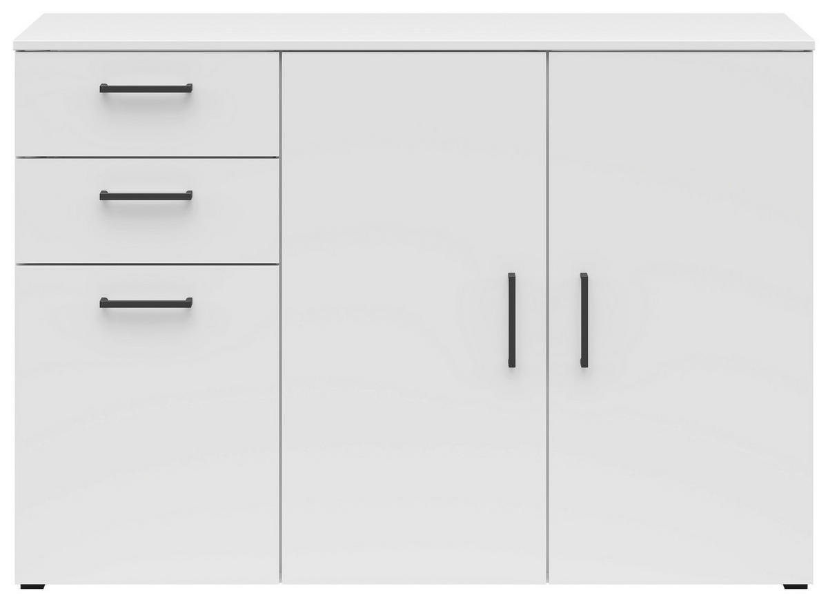 Kommode Multi-Stauraum Typ 28 weiß B/H/T: ca. 120x83x40 cm Multi-Stauraum Typ 28 - weiß (120,00/83,00/40,00cm)