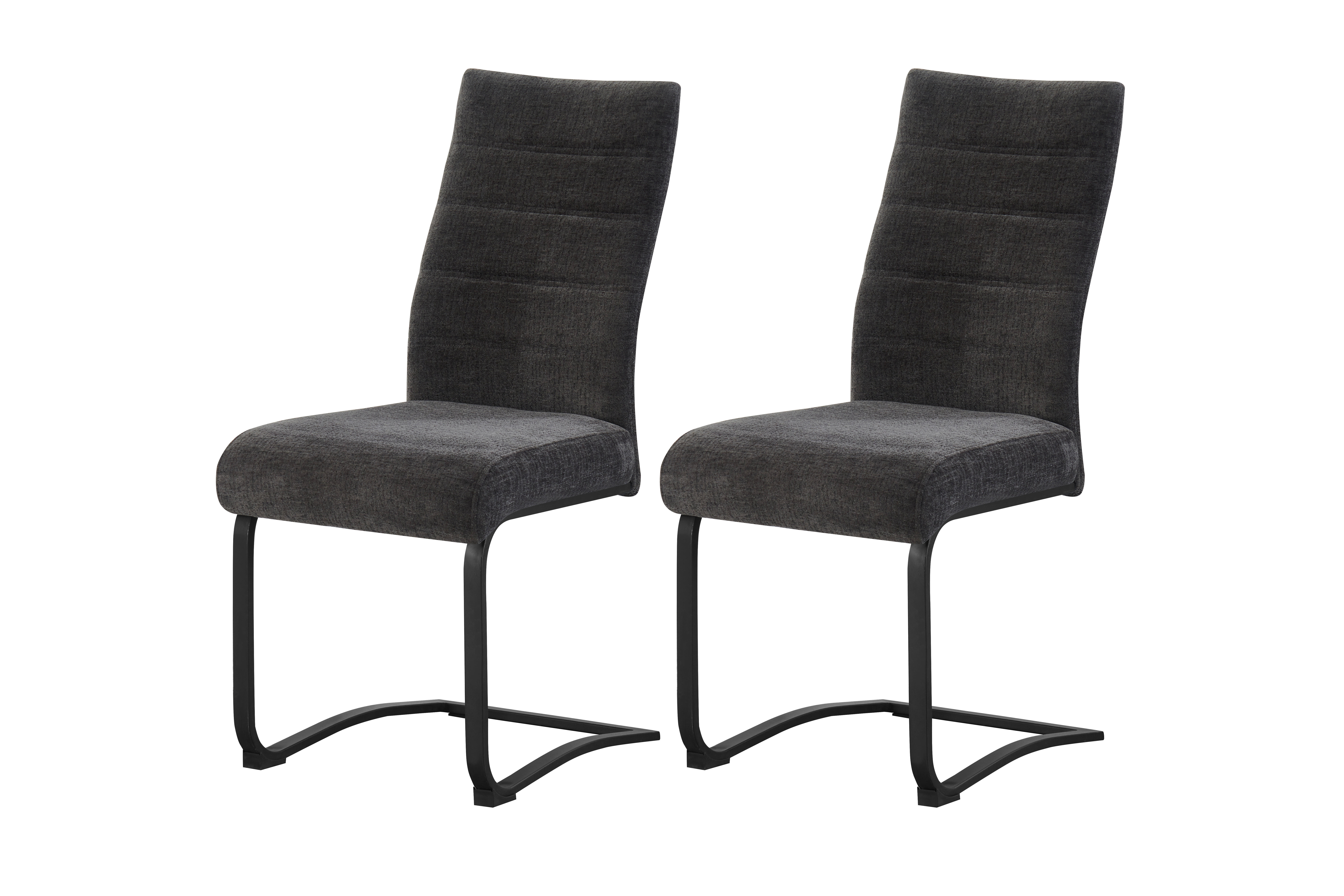 Schwingstuhl LENI, 2er Set anthrazit schwarz B/H/T: ca. 43x98x59 cm LENI, 2er Set - schwarz/anthrazit (43,00/98,00/59,00cm) - xonox.home