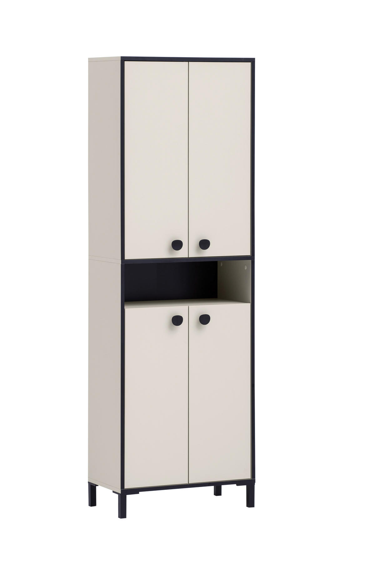 Schuhschrank Edda beige hell B/H/T: ca. 60,2x185x33,05 cm Edda - beige (60,20/185,00/33,05cm) - Möbelpartner
