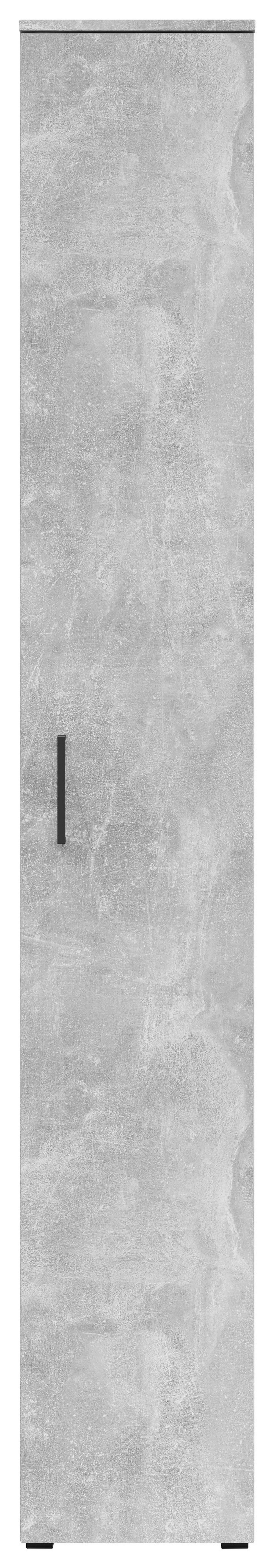 Schrank Multi-Stauraum Typ 8 Beton Optik B/H/T: ca. 30x195x40 cm Multi-Stauraum Typ 8 - Beton (30,00/195,00/40,00cm)