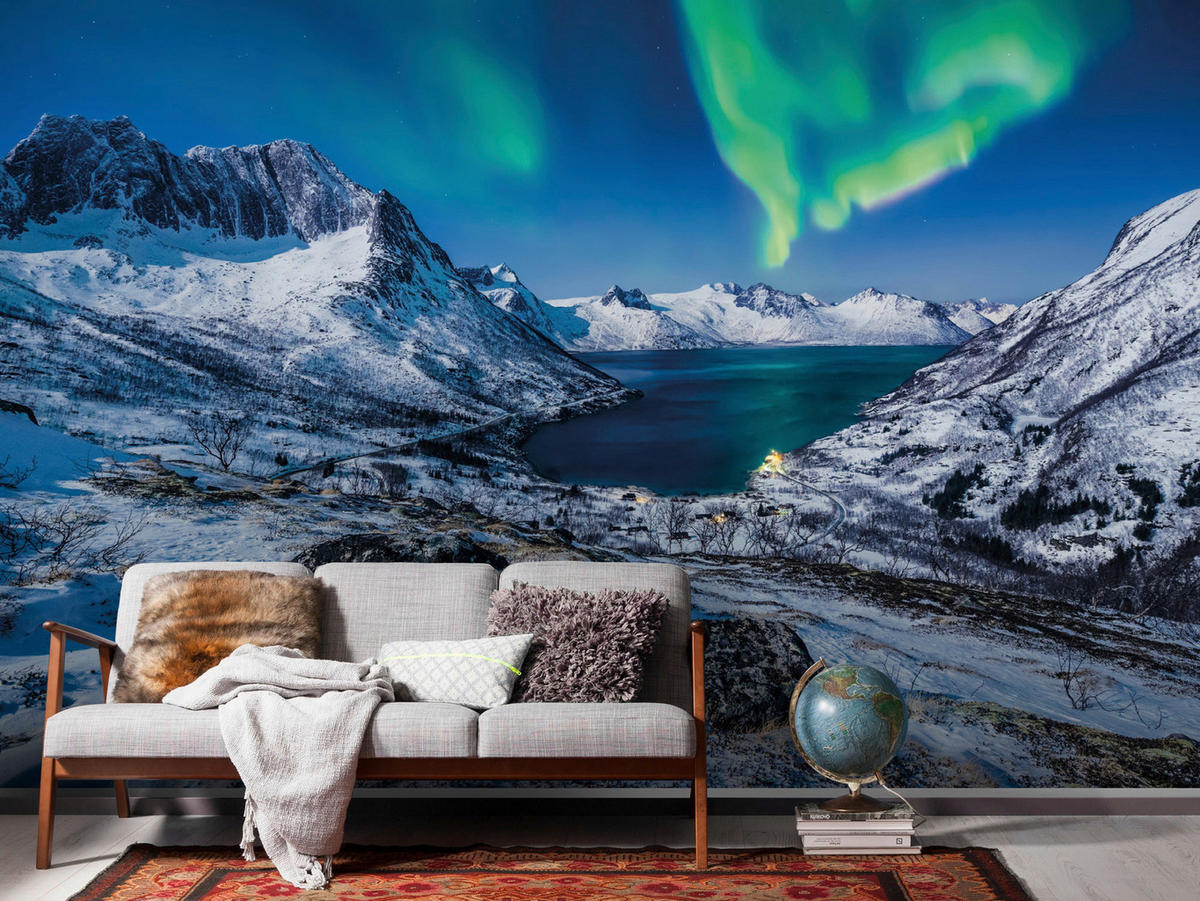 Komar Fototapete I LOVE Norway B/L: ca. 400x250 cm I LOVE Norway - (400,00/250,00cm) - Komar