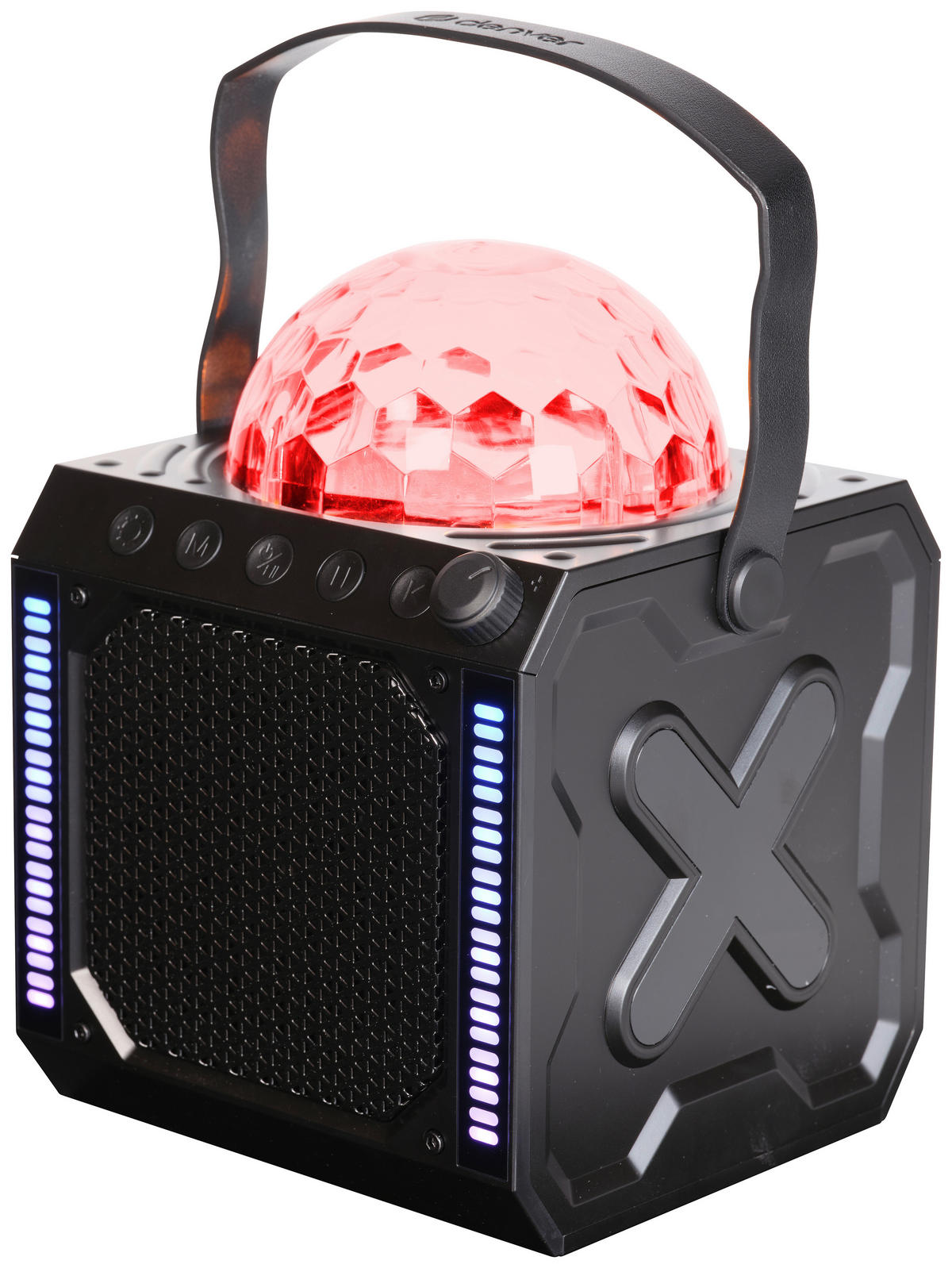 Denver Bluetooth-Party-LautsprecherBTM-618 BTM-618 schwarz B/H/T: ca. 17x22x16 cm BTM-618 - schwarz (17,00/22,00/16,00cm) - Denver