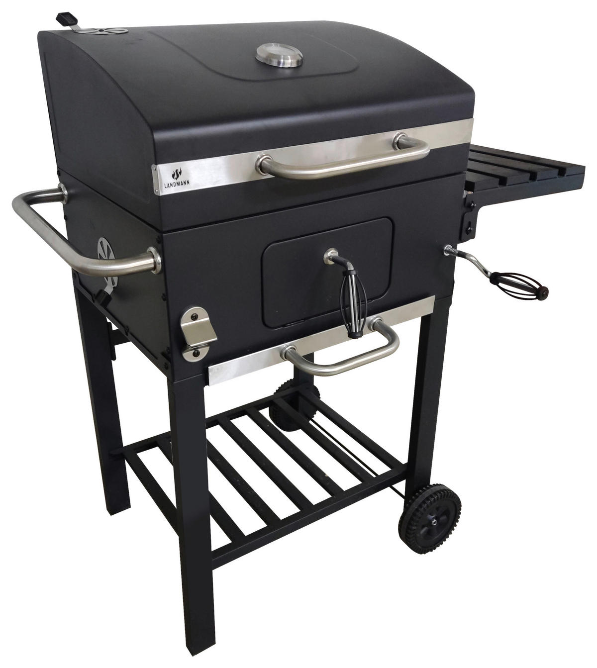 Landmann Grill Stahl B/H/L: ca. 71x106x100 cm Grillwagen - schwarz (100,00/71,00/106,00cm) - Landmann