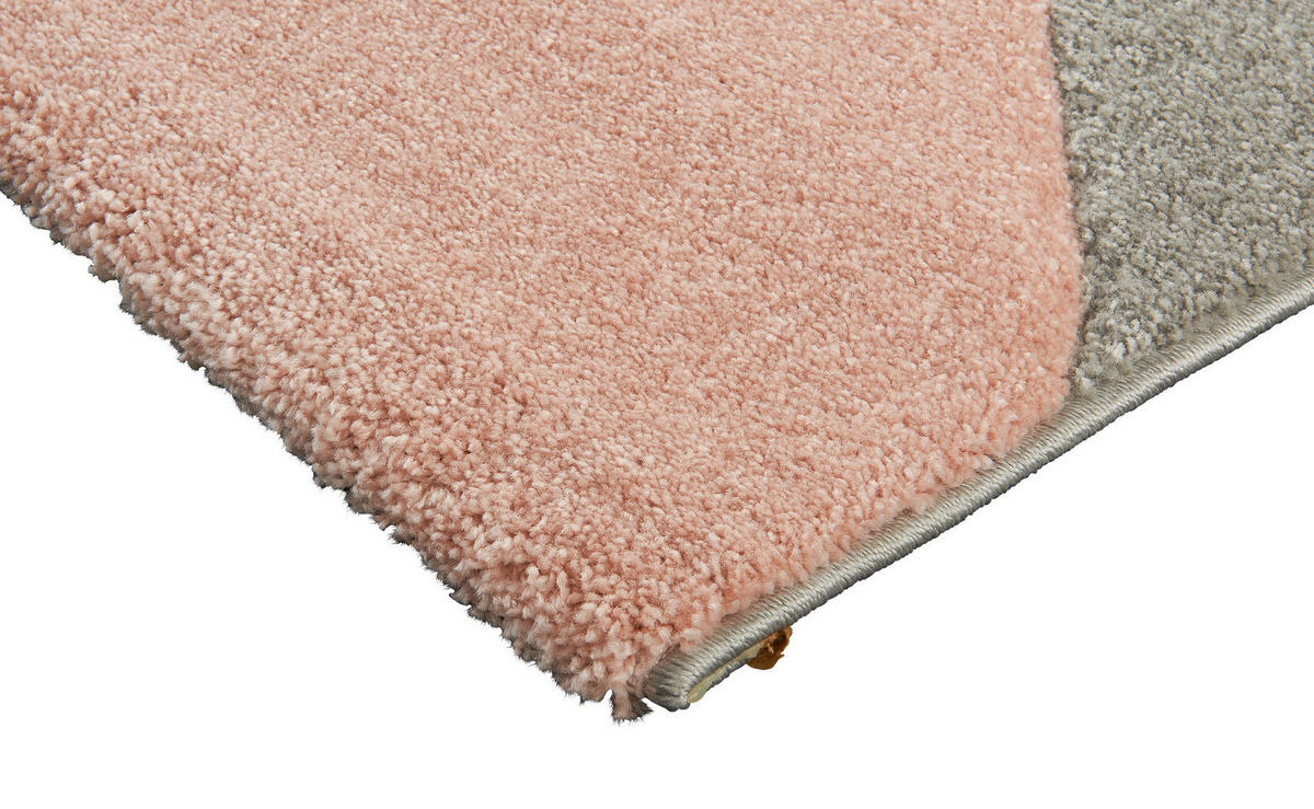 Webteppich Casino grau B/L: ca. 200x290 cm Casino - rosa/grau (200,00/290,00cm)