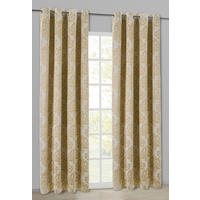 Ösenvorhang Ornament champagner B/L: ca. 135x245 cm Ornament - champagner (135,00/245,00cm)