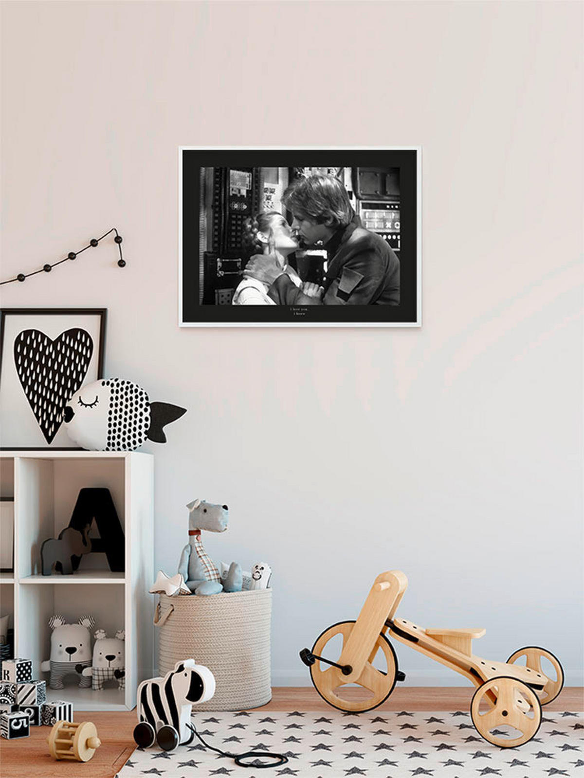 Komar Poster Star Wars Classic Leia Han Kiss Quo Star Wars B/L: ca. 70x50 cm Star Wars Classic Leia Han Kiss Quo - (70,00/50,00cm) - Komar