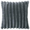 Dekokissen Luxus Flanell Luxus - anthrazit (45,00/45,00cm) - POCOline