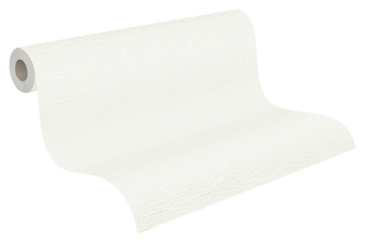 A.S.Creation Vliestapete weiß B/H/D: ca. 53x1500x12 cm Vliestapete - weiß (12,00/1500,00cm) - A.S.Creation