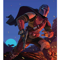 Komar Fototapete Star Wars Mandalorian Big Ambush B/H: ca. 250x280 cm Star Wars Mandalorian Big Ambush - (250,00/280,00cm) - Komar