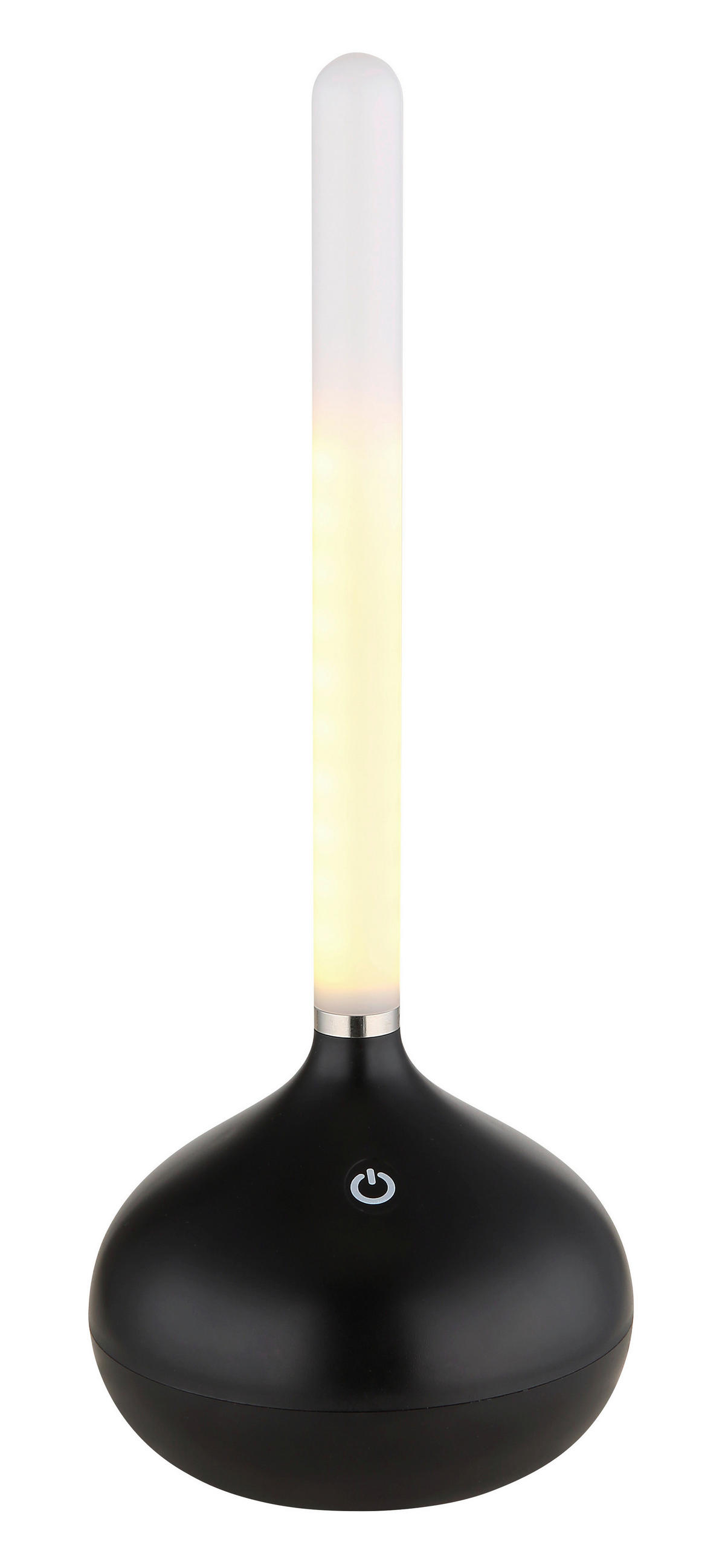 GLOBO LED-Tischleuchte TURNER 28067S Opal mattschwarz Kunststoff H/D: ca. 24,3x9,6 cm 1 Brennstellen TURNER - Opal/mattschwarz (9,60/24,30cm) - GLOBO