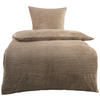 Microfaser Bettwäsche Cashmere touch Bettwäsche_Cashmere-Like 135x200cm - taupe (135,00/200,00cm)