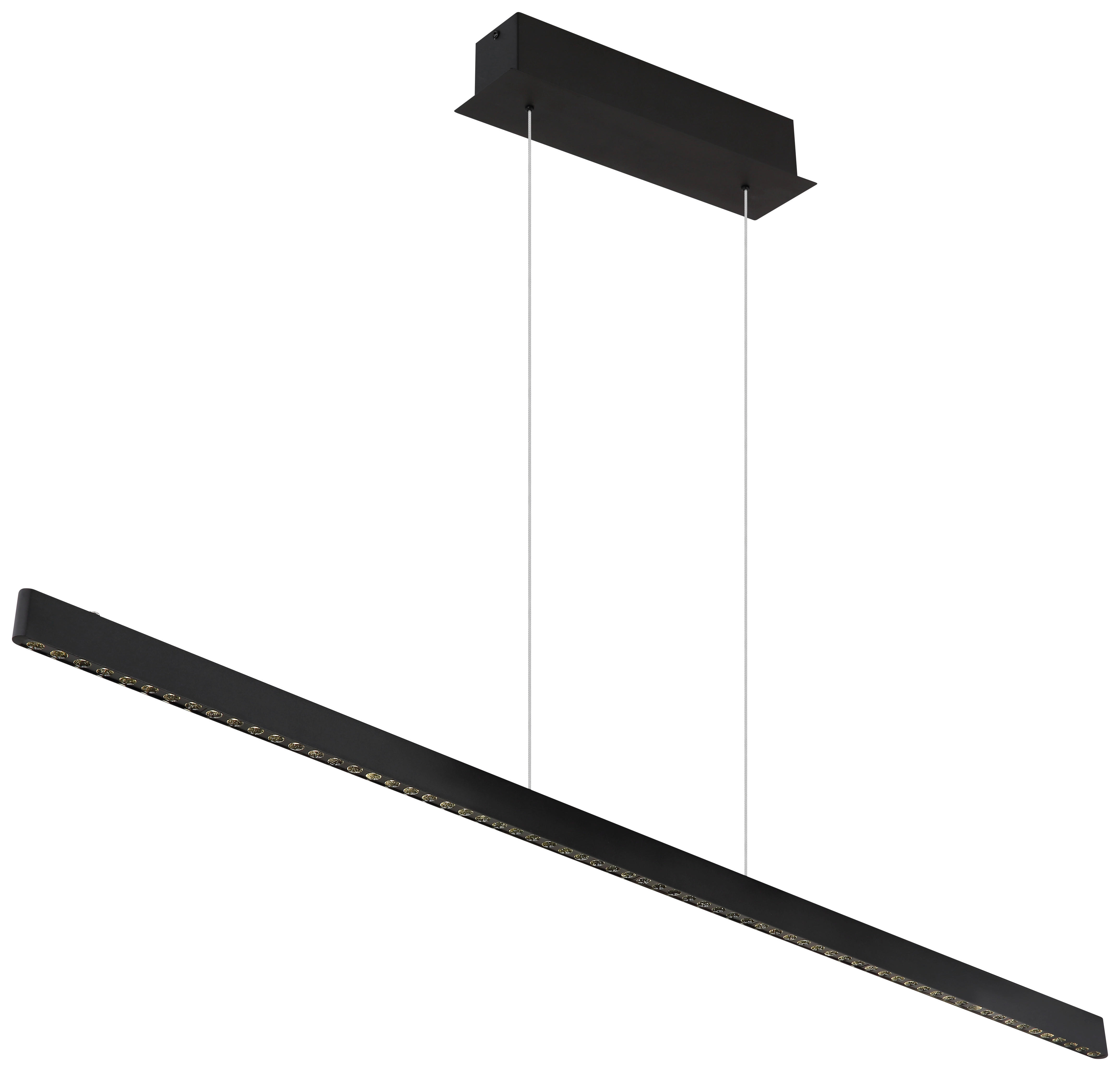 GLOBO Pendelleuchte mattschwarz Aluminium Metall B/H/T: ca. 9x120x120 cm 1.0 Brennstellen 17013HB - mattschwarz (9,00/120,00/120,00cm) - GLOBO