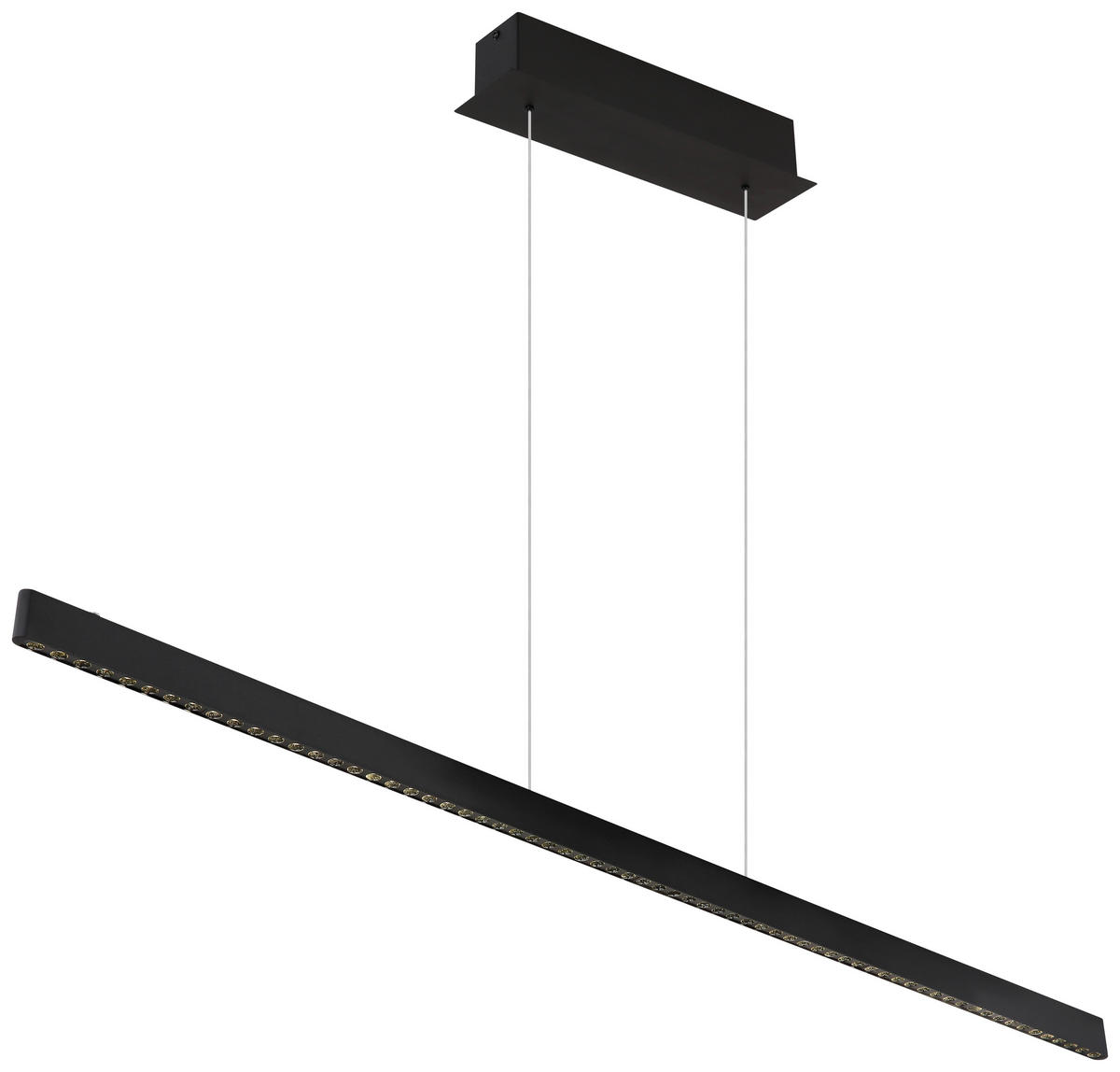 GLOBO Pendelleuchte mattschwarz Aluminium Metall B/H/T: ca. 9x120x120 cm 1.0 Brennstellen 17013HB - mattschwarz (9,00/120,00/120,00cm) - GLOBO