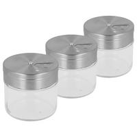 Metaltex Gewürzstreuerset Inox silber Edelstahl H/D: ca. 6x6 cm Inox - klar/silber (6,00/6,00cm) - Metaltex