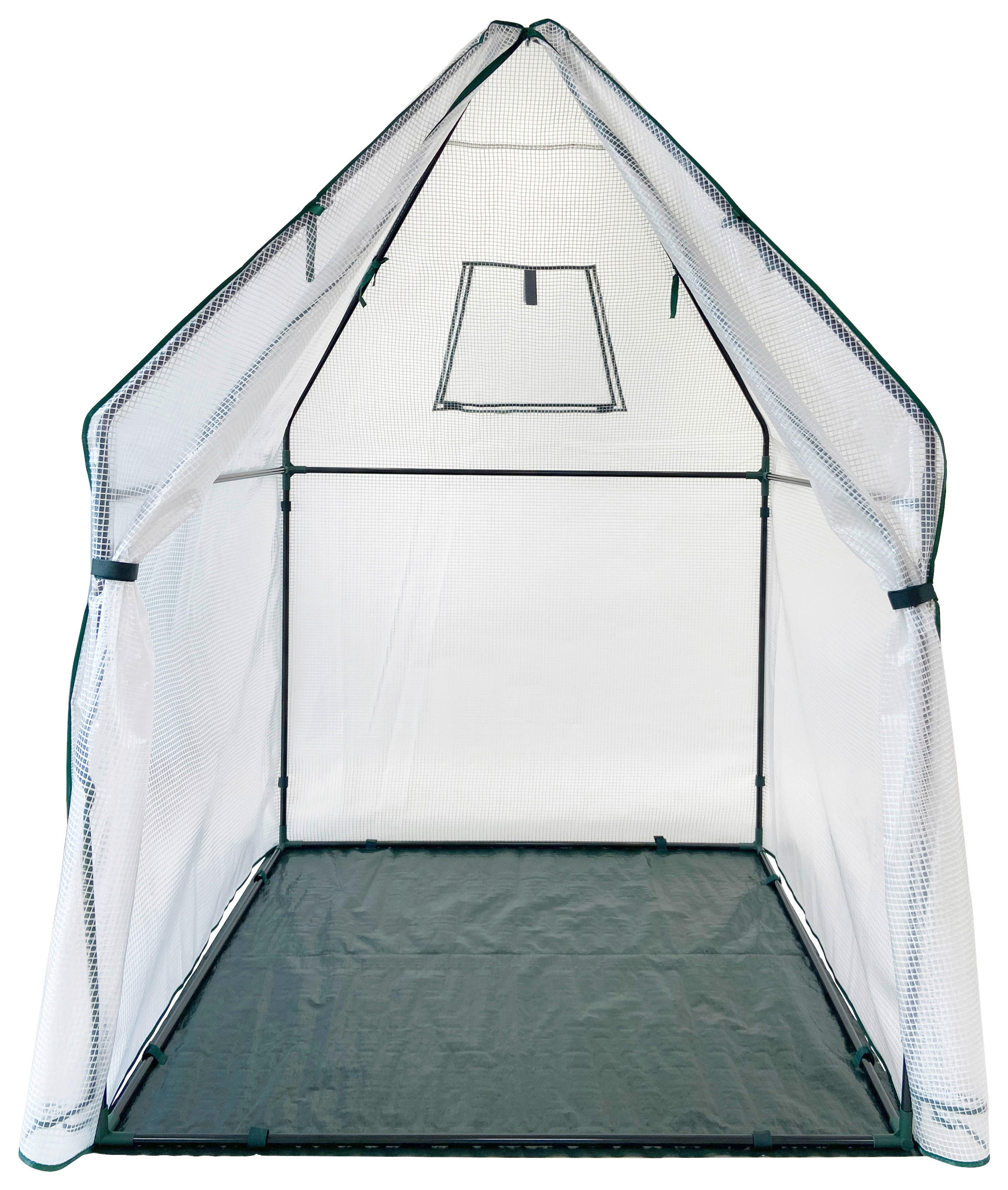 Westmann Gewächshaus Chili B/H/L: ca. 120x180x120 cm Chili - weiß (120,00/120,00/180,00cm) - Westmann