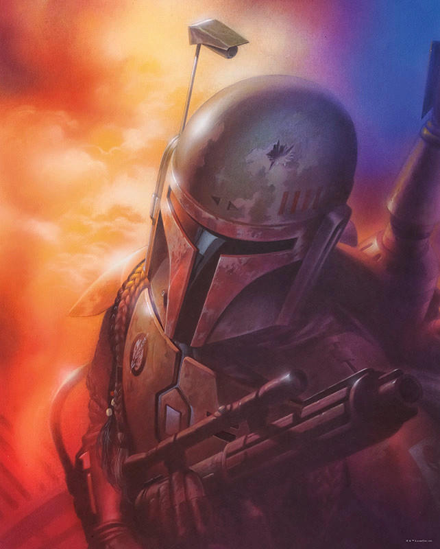 Komar Poster Star Wars Classic Mandalorian Star Wars B/L: ca. 40x50 cm günstig online kaufen