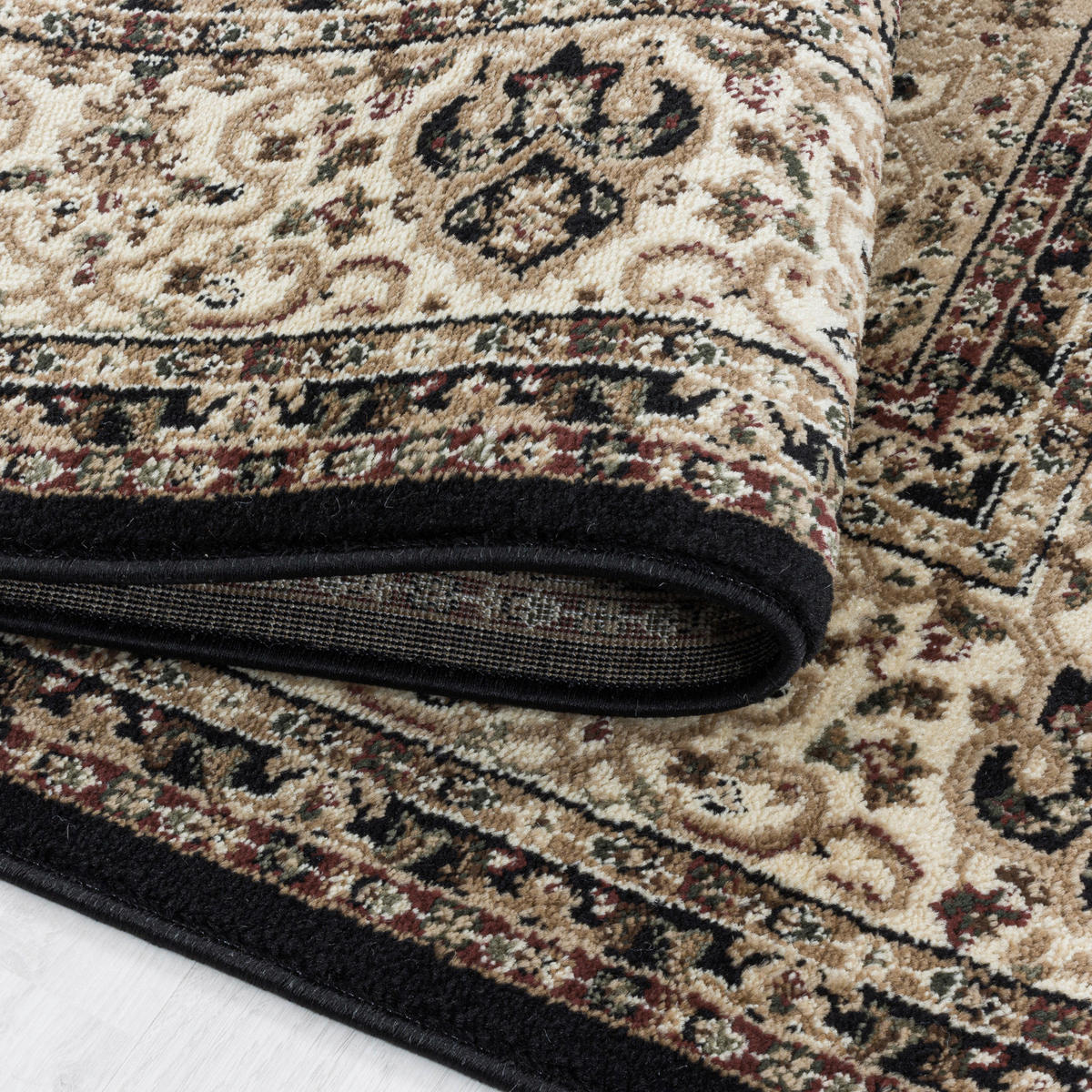 Ayyildiz Teppich KASHMIR schwarz B/L: ca. 120x170 cm KASHMIR - schwarz (120,00/170,00cm) - Ayyildiz