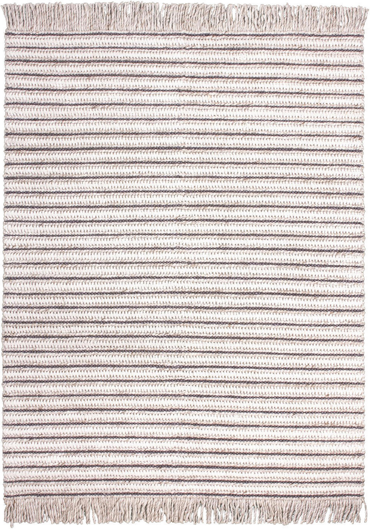 Kayoom Kurzflorteppich Natura 210 creme B/L: ca. 80x150 cm Natura 210 - creme (80,00/150,00cm) - Kayoom